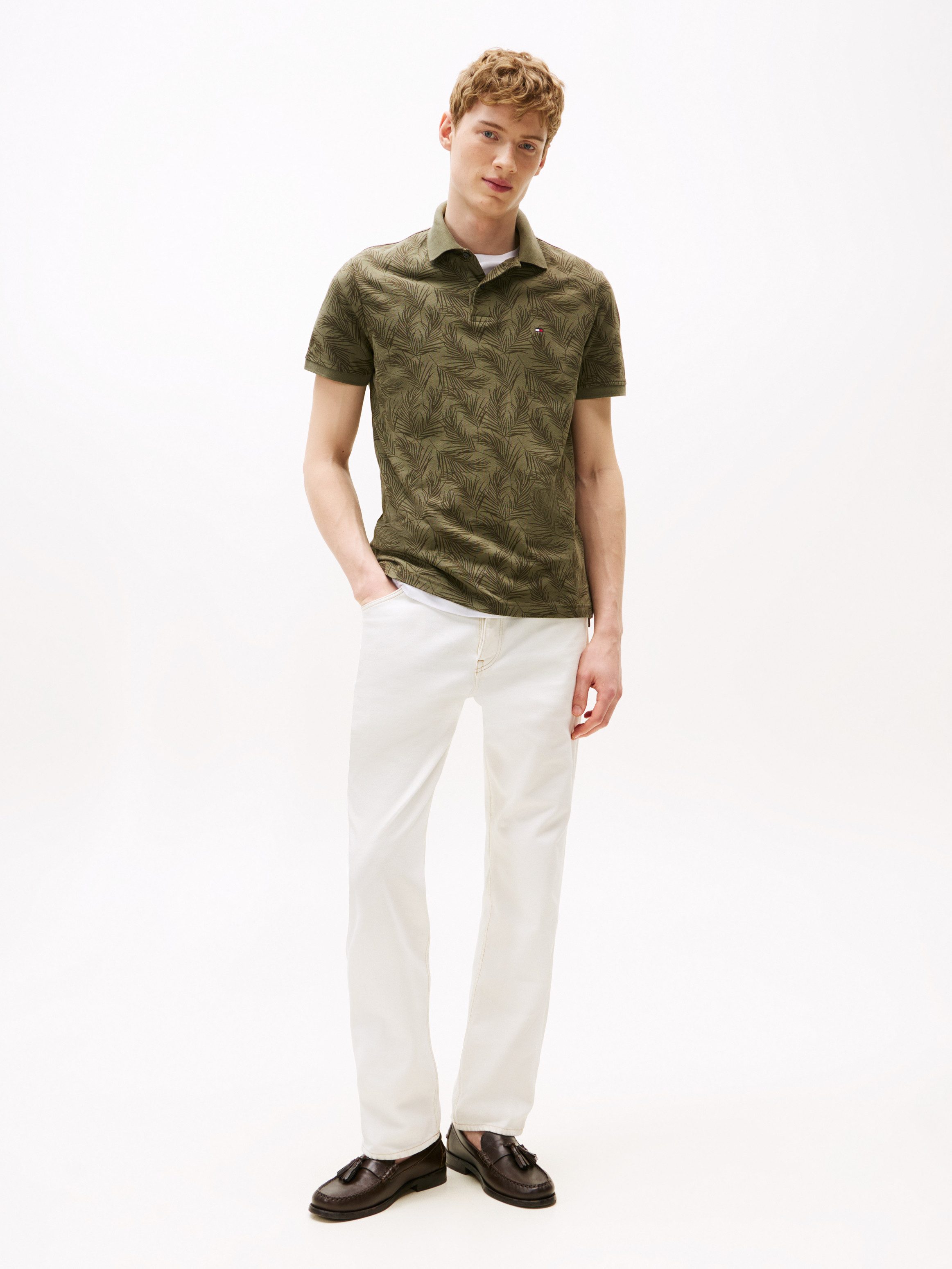 Tommy Hilfiger Poloshirt LEAF AOP REG POLO