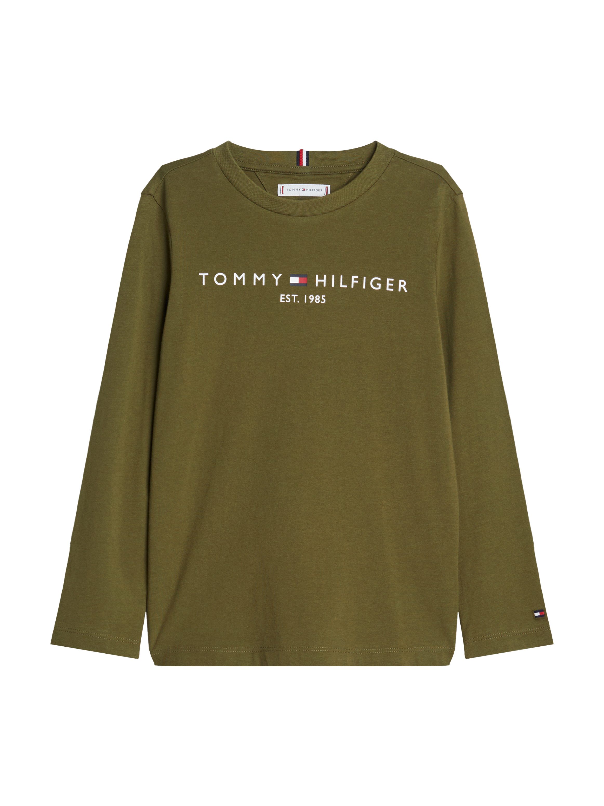 Tommy Hilfiger Shirt met lange mouwen U ESSENTIAL TEE L S Kinderen tot 16 jaar met logo-opdruk
