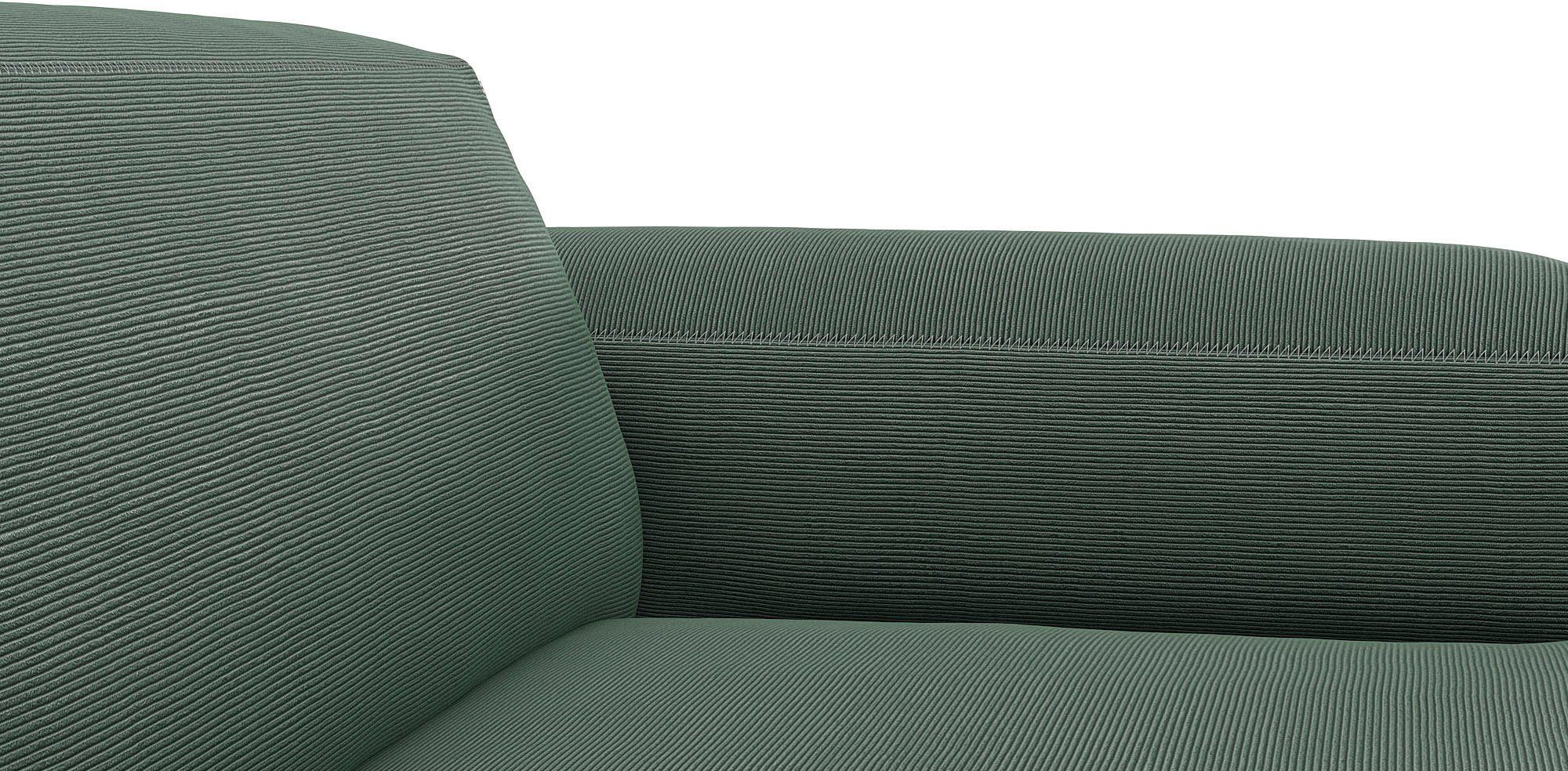 FLEXLUX Hoekbank Lucera Chaise longue rechts of links, L-vorm, comfortabel