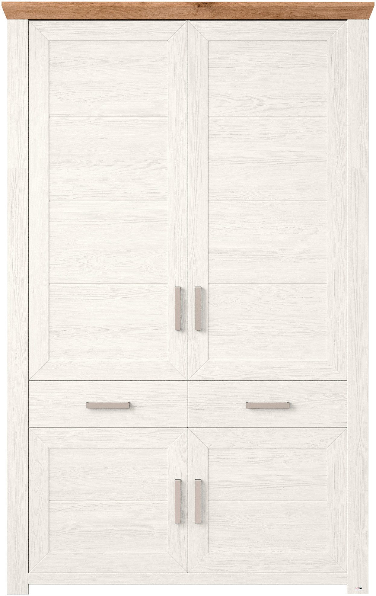 set one by Musterring Kastelement York met veel opbergruimte, verkrijgbaar in 3 kleuren, breedte 129 cm