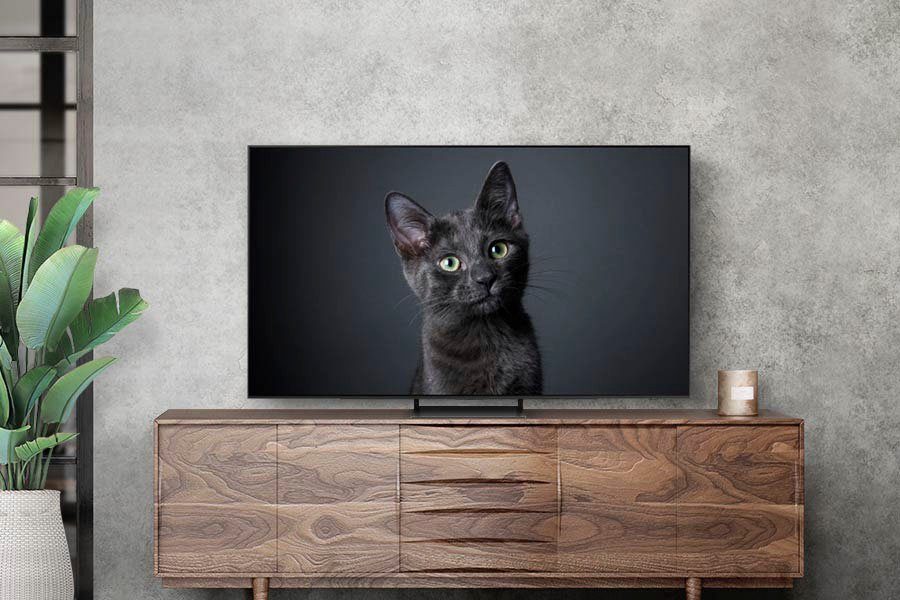 Samsung OLED-TV GQ55S90CAT, 138 cm / 55", 4K Ultra HD, Smart TV, Neural Quantum Processor 4K, LaserSlim Ontwerp, Gaming Hub