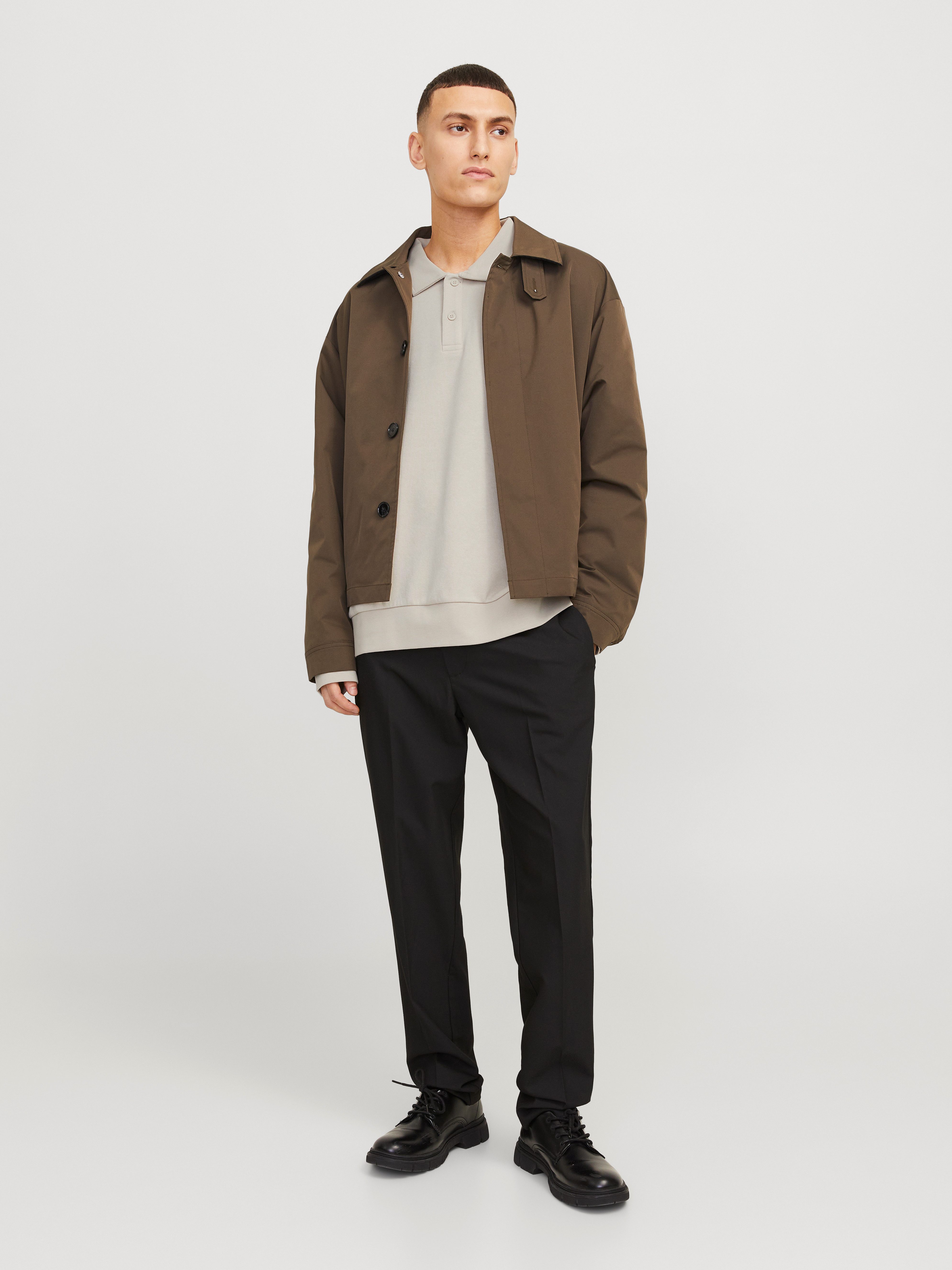 Jack & Jones Sweatshirt JJEBRADLEY SWEAT POLO NOOS