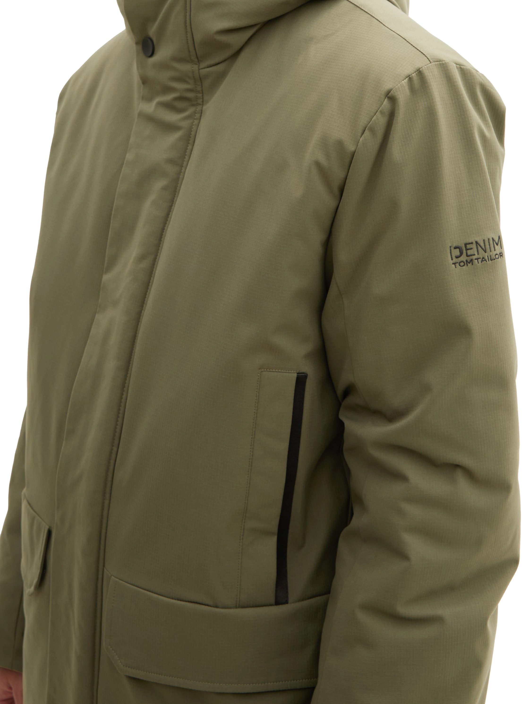 Tom Tailor Denim Gewatteerde jas met een capuchon