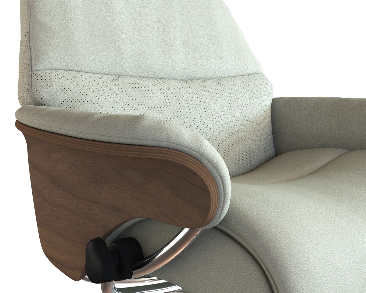 FLEXLUX Relaxfauteuil Aarhus, functionele stoel, gestoffeerde stoel, armleuningen, TV-fauteuil