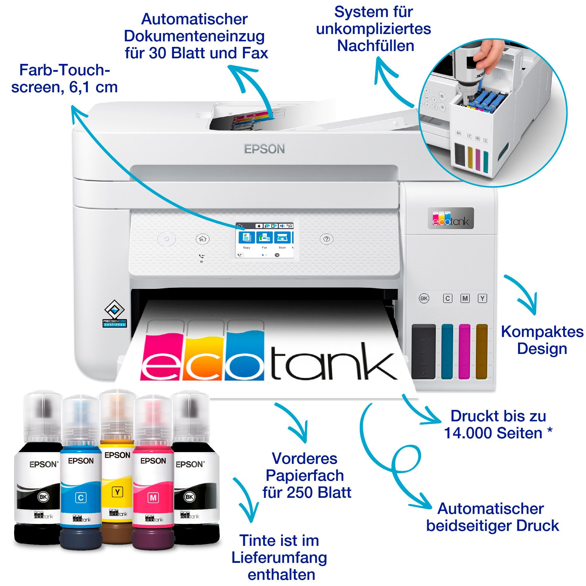 Epson All-in-oneprinter EcoTank ET-4850