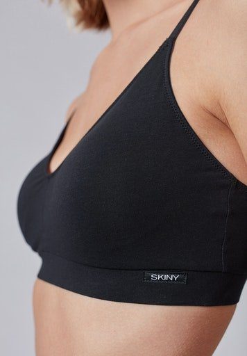 Skiny® Soft-bh Cotton Essentials uitneembare pads, zacht, gewatteerd, katoenmix