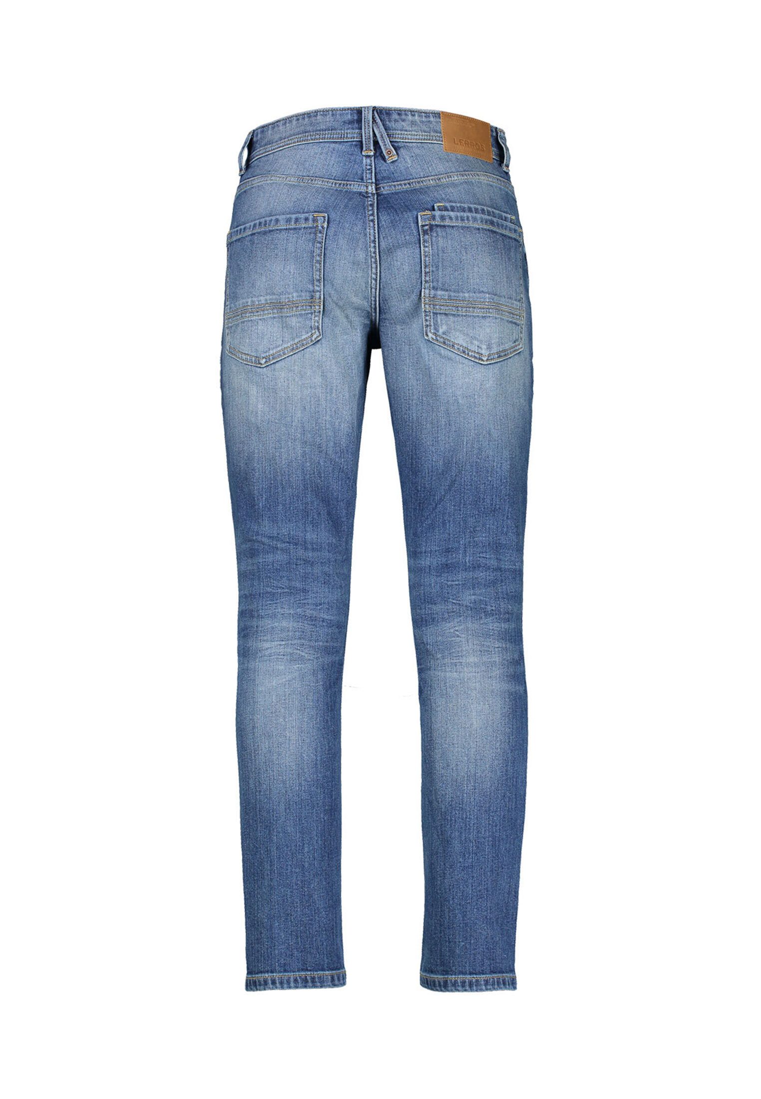 Lerros Relaxbroek LERROS BAXTER 5-Pocket-denim in used-look, RELAXED FIT