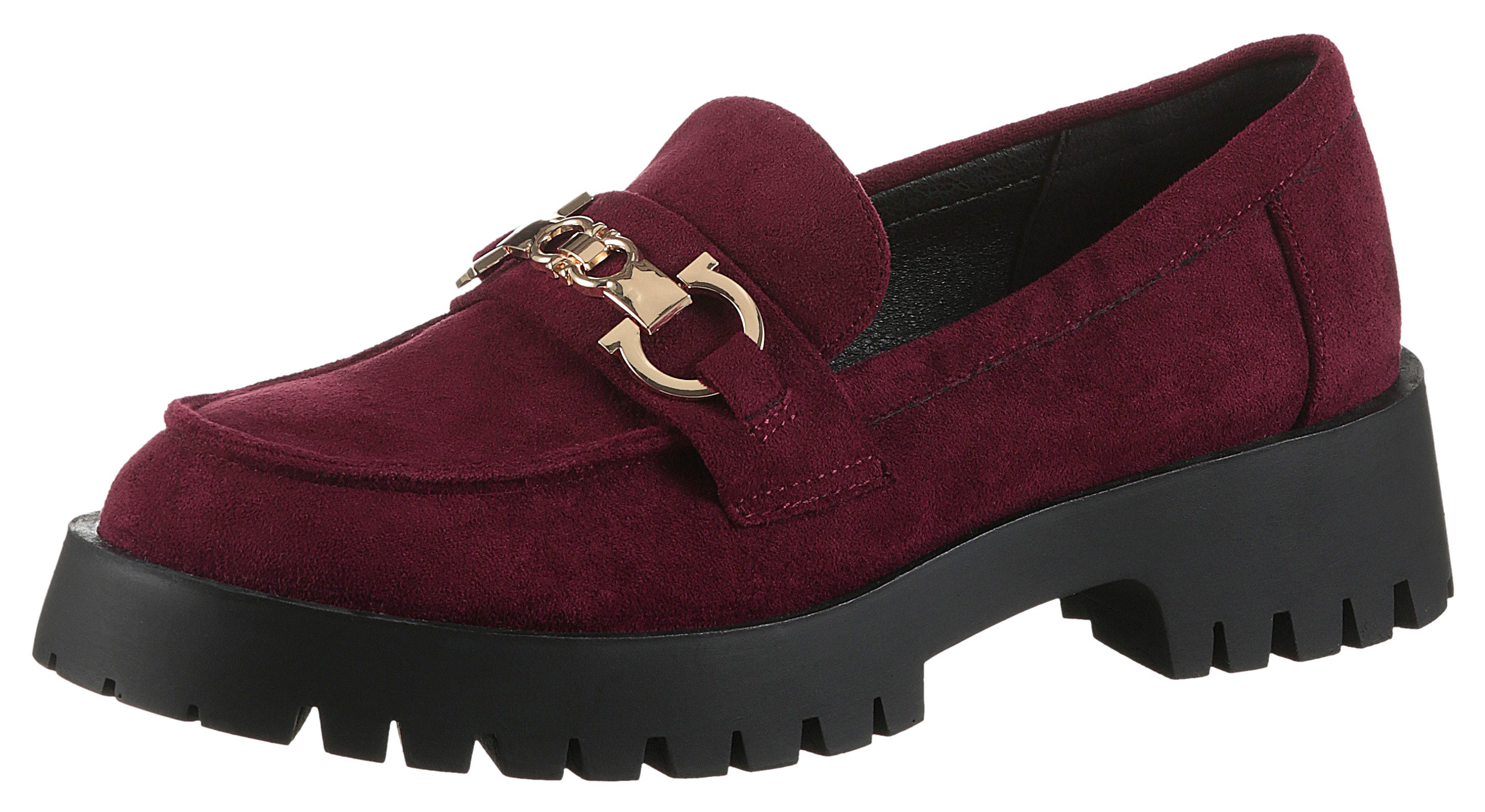 Aniston SHOES Loafers slippers, lage schoen met comfortabele breedte g (=breed) - nieuwe collectie