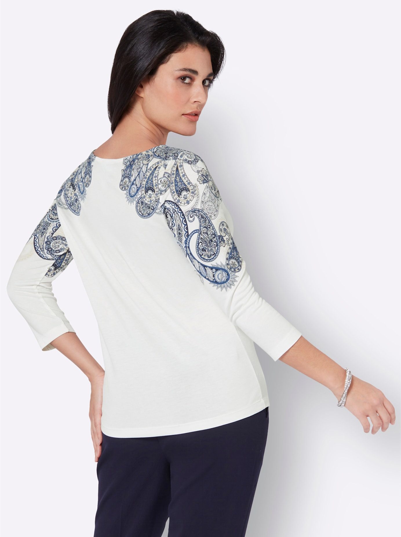 Creation L Shirt met 3 4 mouwen Shirt (1-delig)