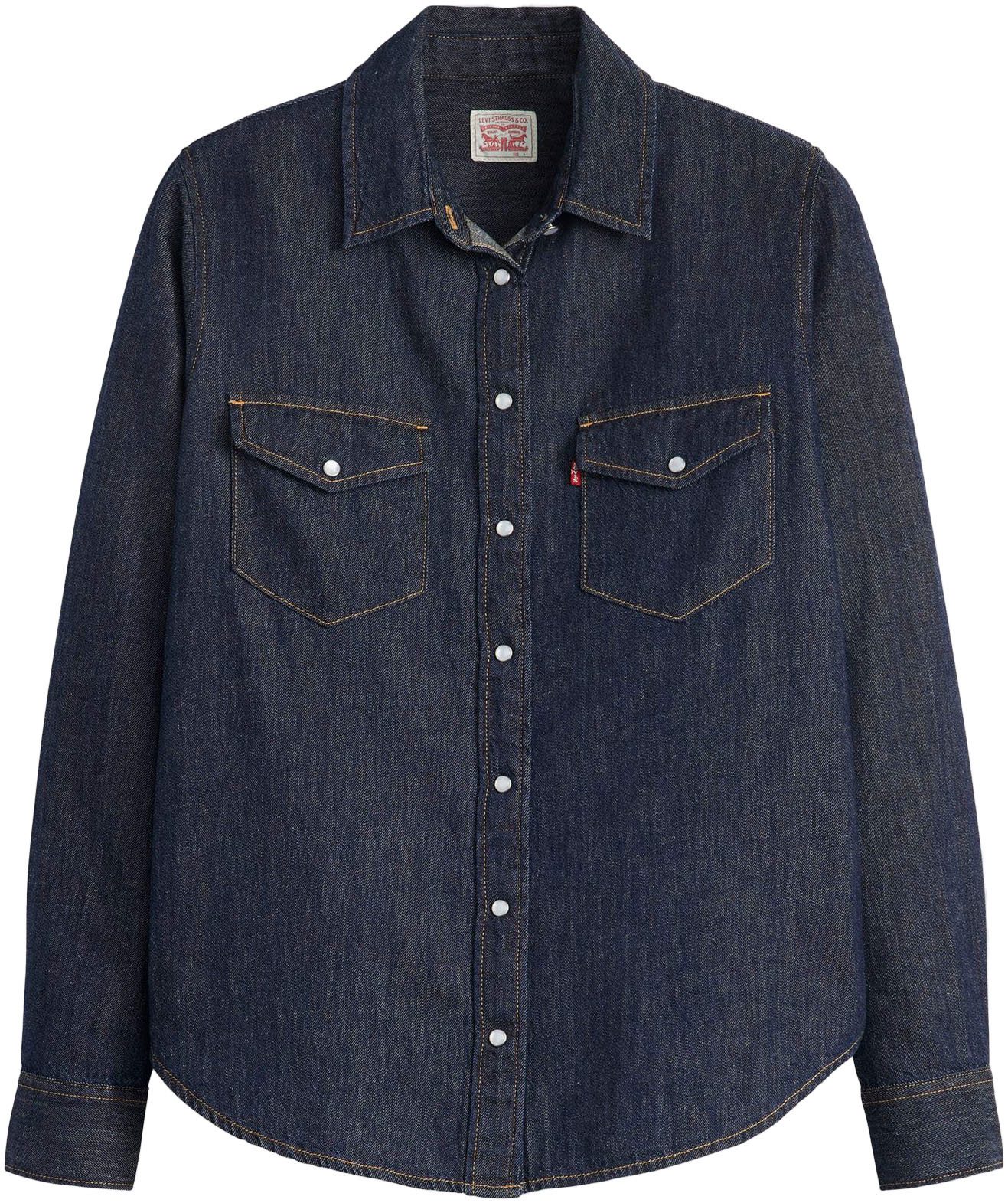 Levi's® Jeans blouse ESSENTIAL WESTERN met borstzakken met drukknopen