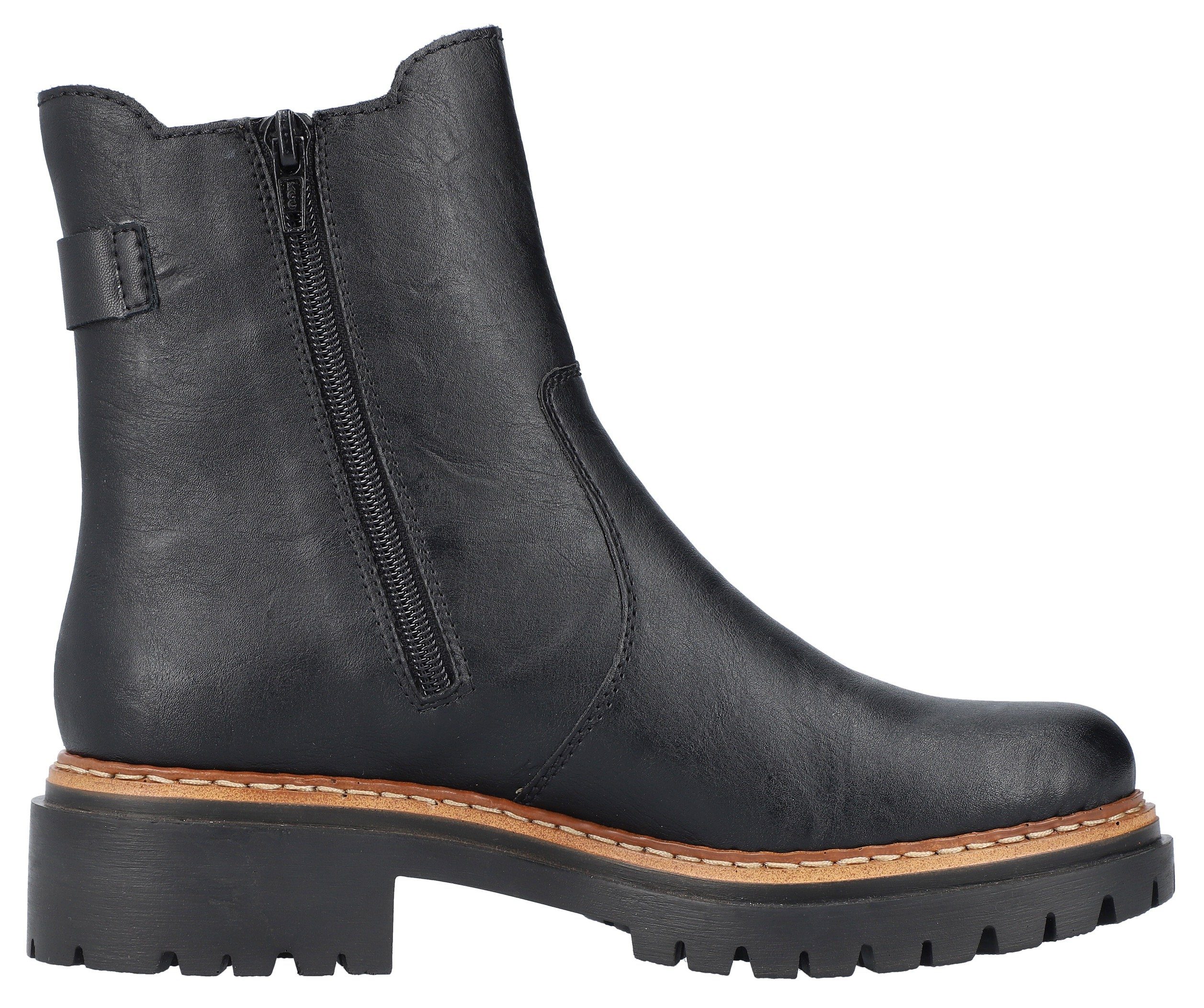 Rieker Chelsea-boots met fijne decoratieve ketting