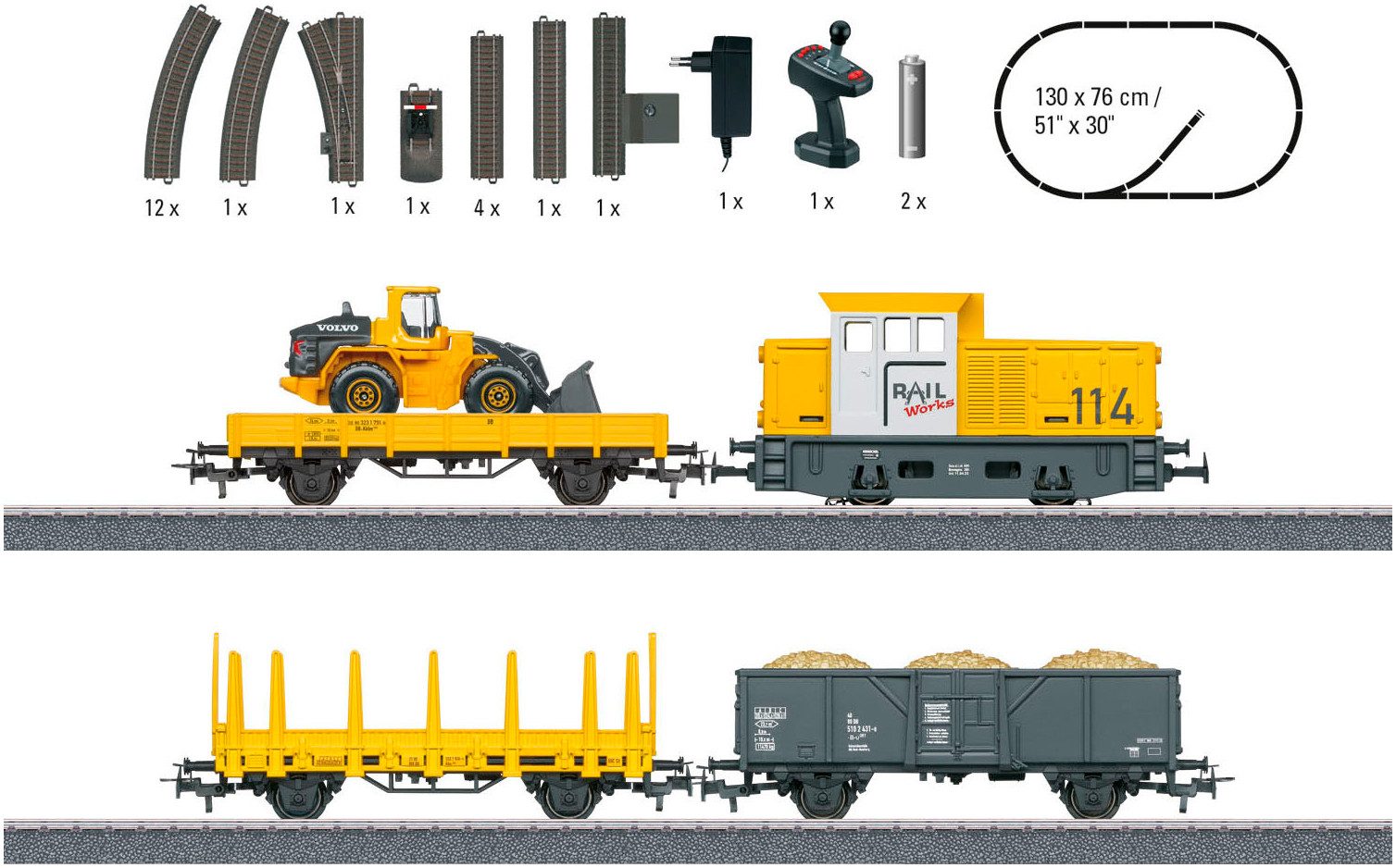 Märklin Modelspoorbaanset Märklin start up - startset bouwplaats - 29188 (set)