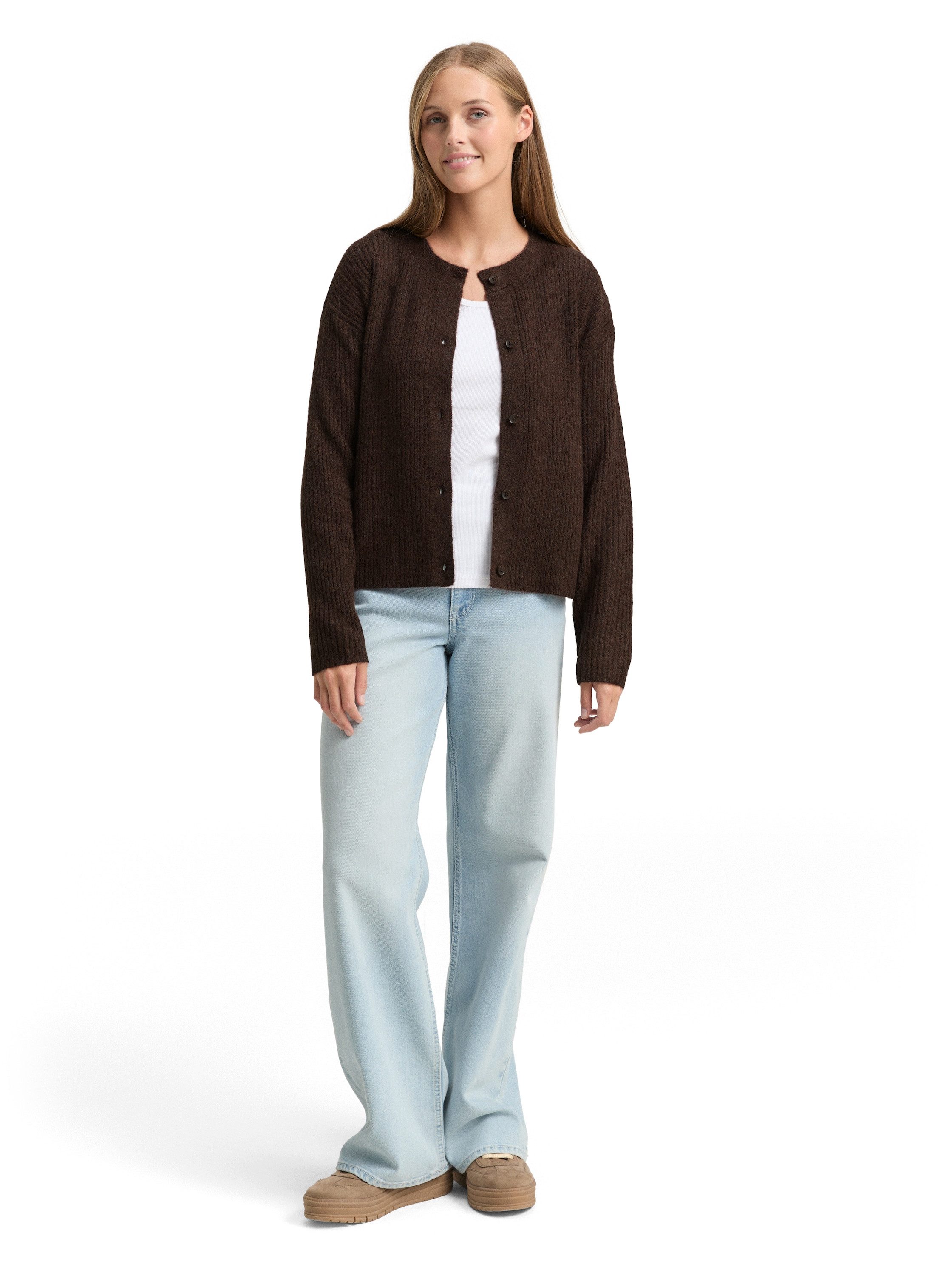 Tom Tailor Denim Cardigan met structuur