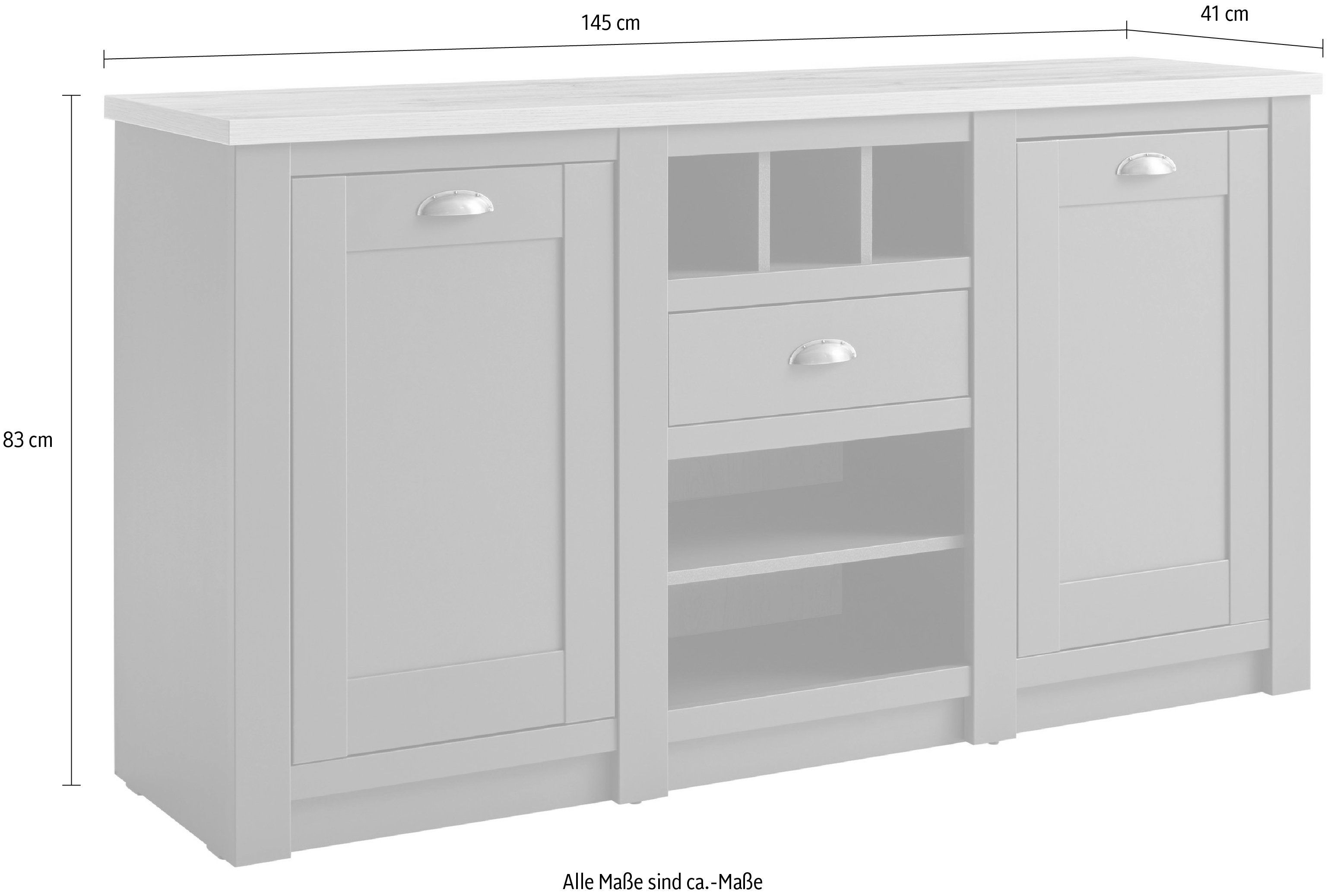 Home affaire Dressoir CAMBRIDGE Breedte ca. 145 cm
