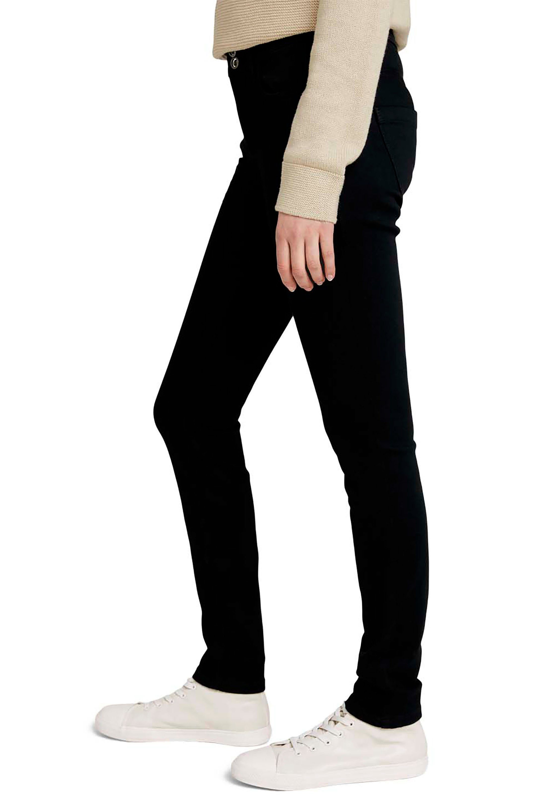 Tom Tailor Skinny fit jeans Alexa Skinny met een dubbele knoopsluiting