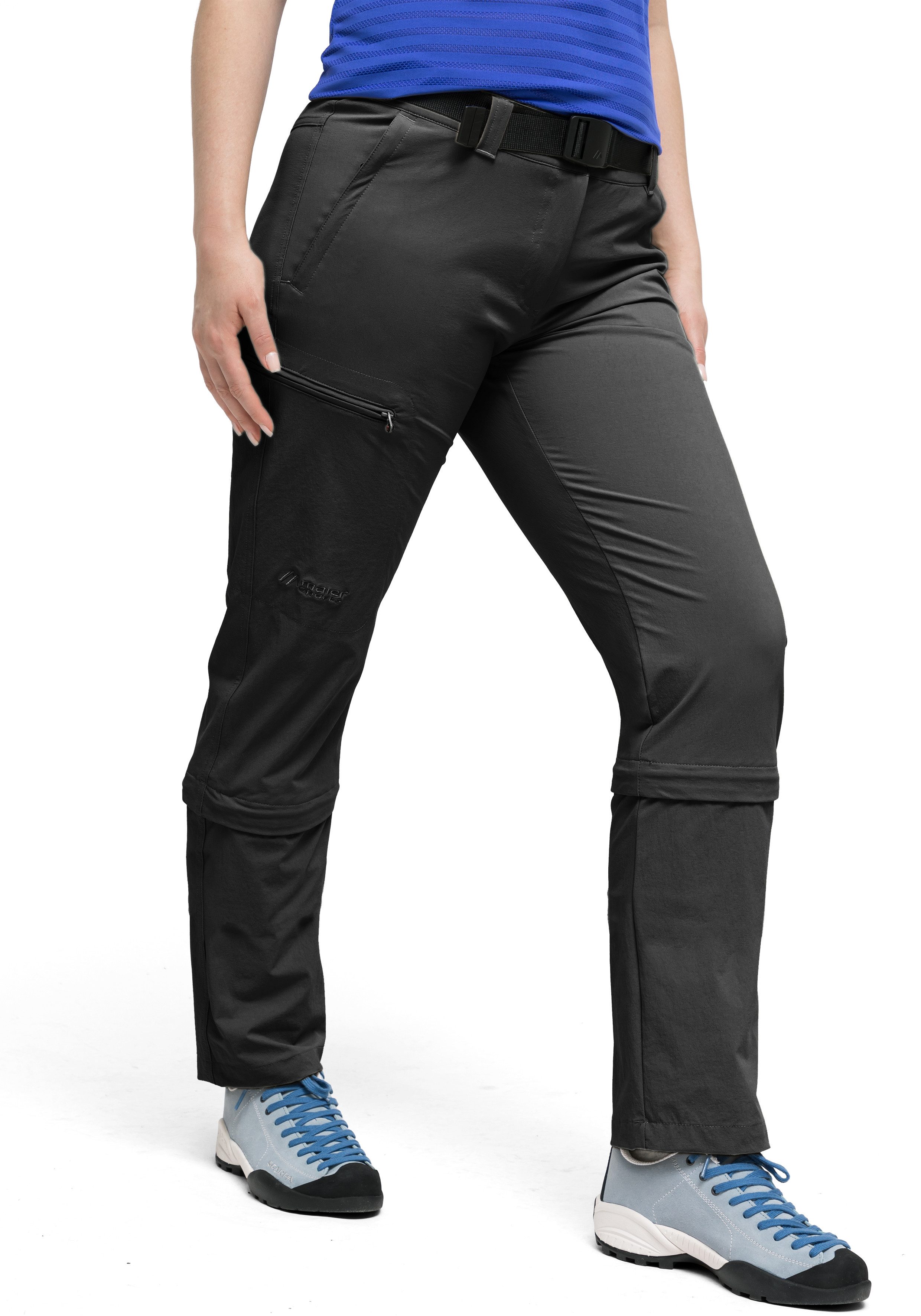 Maier Sports Functionele broek Arolla Dames wandelbroek, afritsbare outdoorbroek, 3 zakken, regular fit