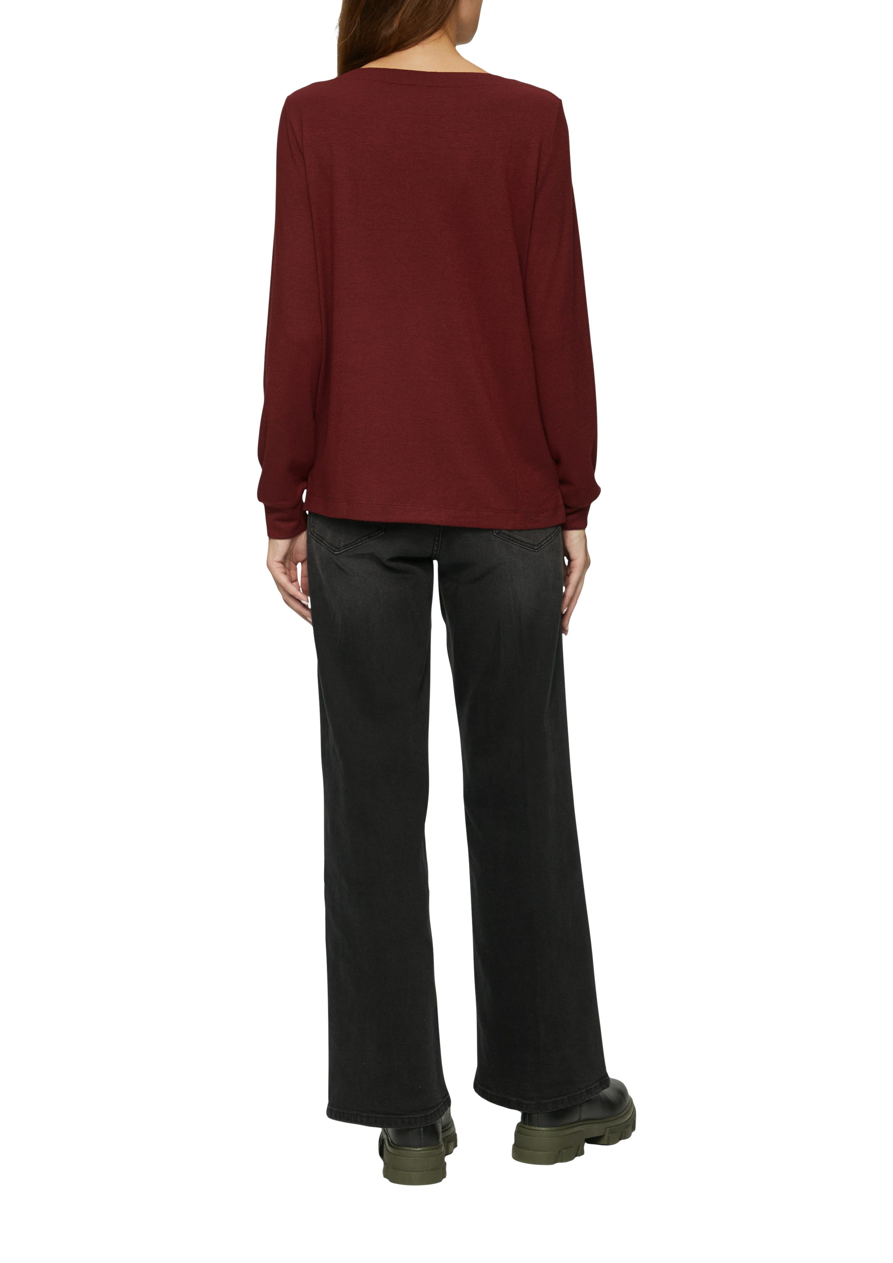 s.Oliver Longsleeve in gemêleerde look