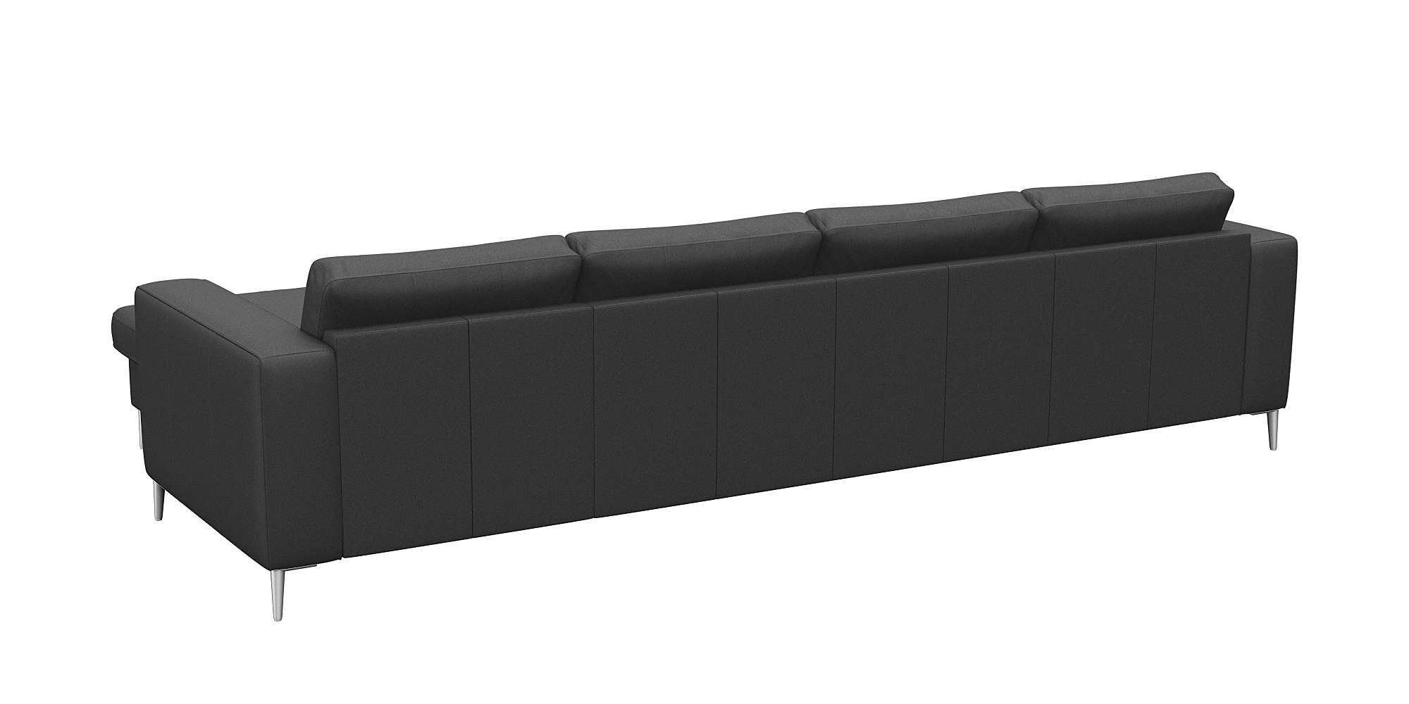 FLEXLUX Hoekbank Fiore, super zitcomfort door koudschuim in de zitting, L-vorm