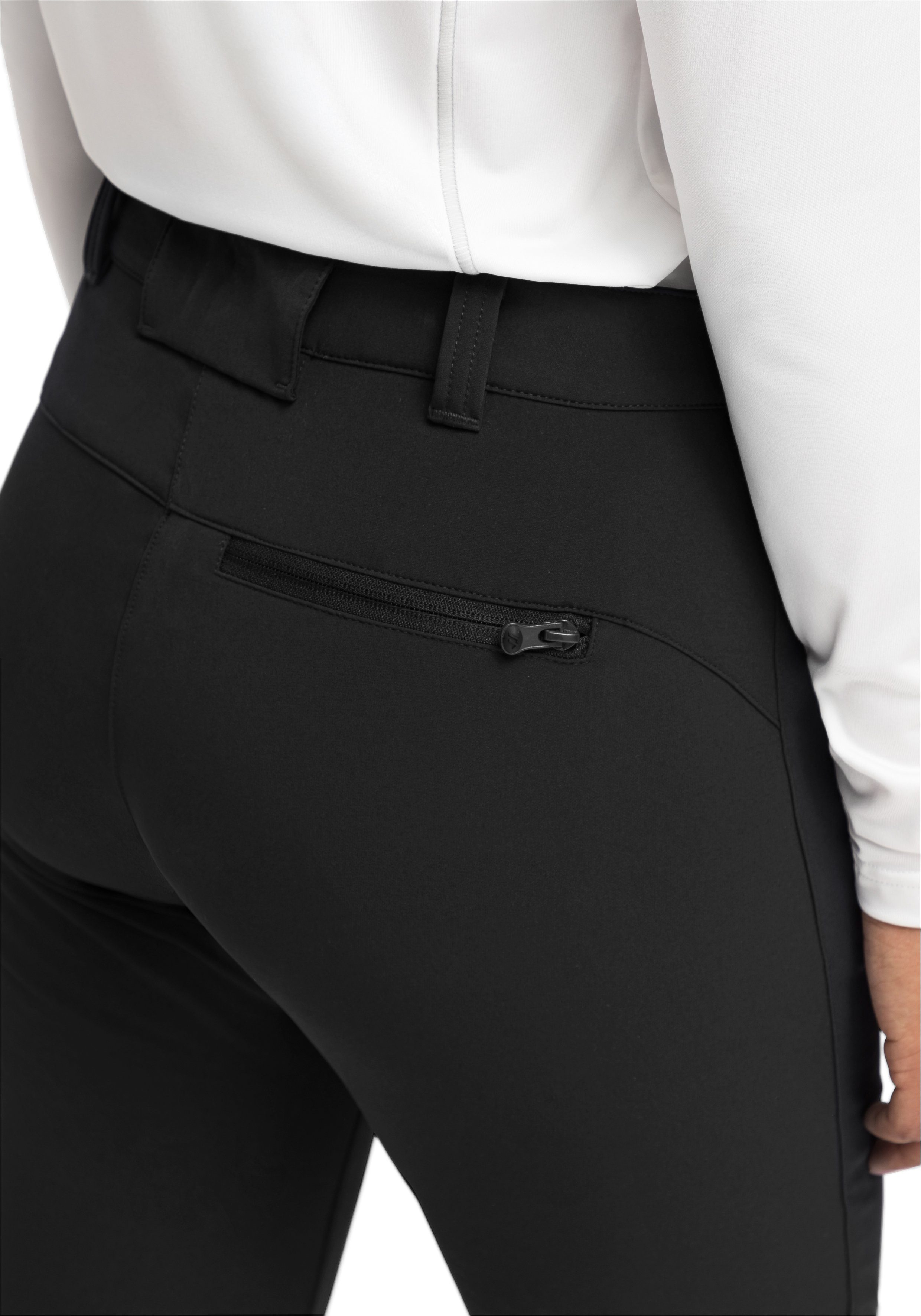 Maier Sports Functionele broek Helga slim warme dames outdoorbroek, robuuste wandelbroek, slim fit