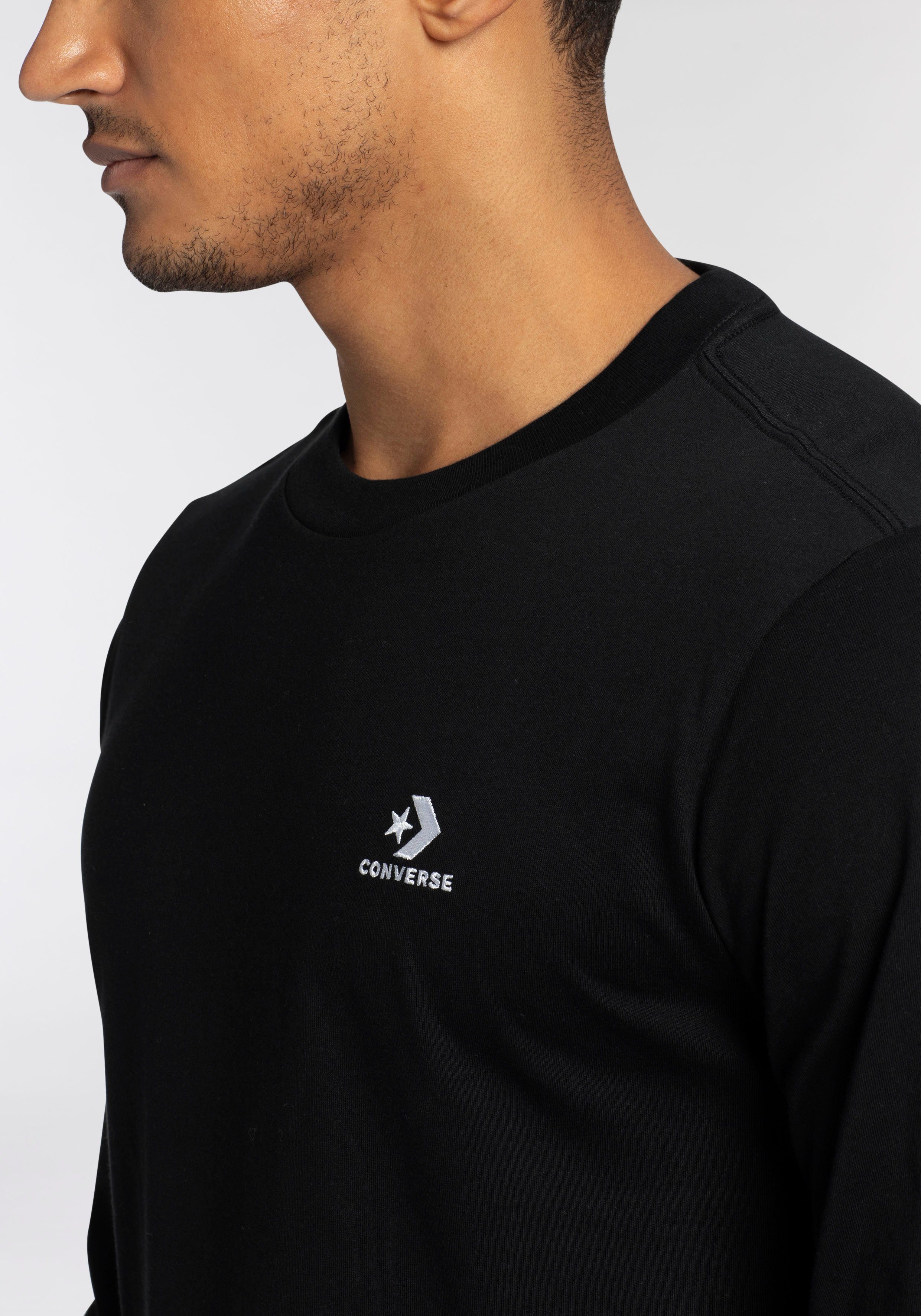Converse Shirt met lange mouwen GO-TO EMBROIDERED STAR CHEVRON LONG SLEEVE TEE