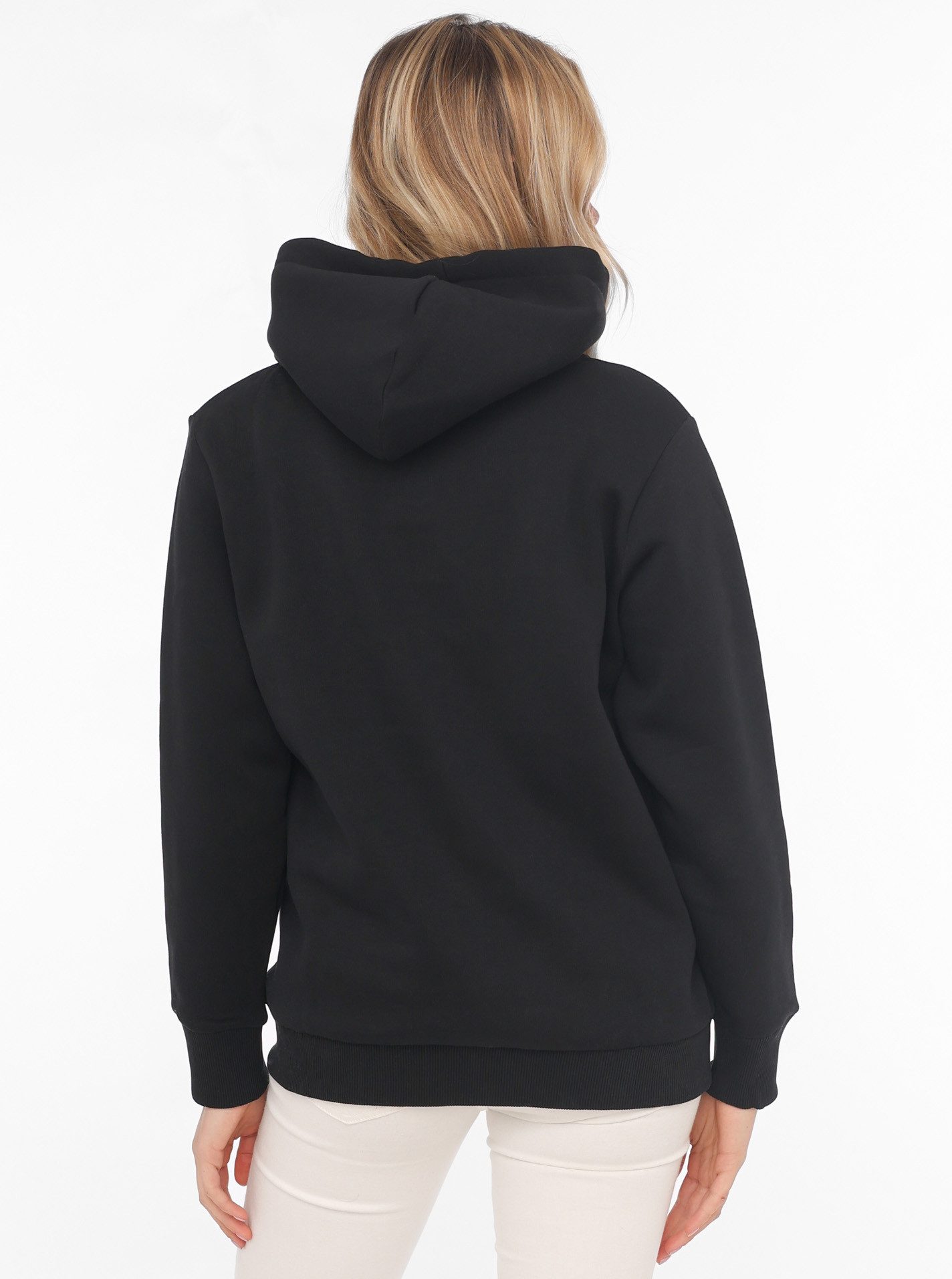 Zwillingsherz Capuchonsweatvest met bindbanden in leeuw-look