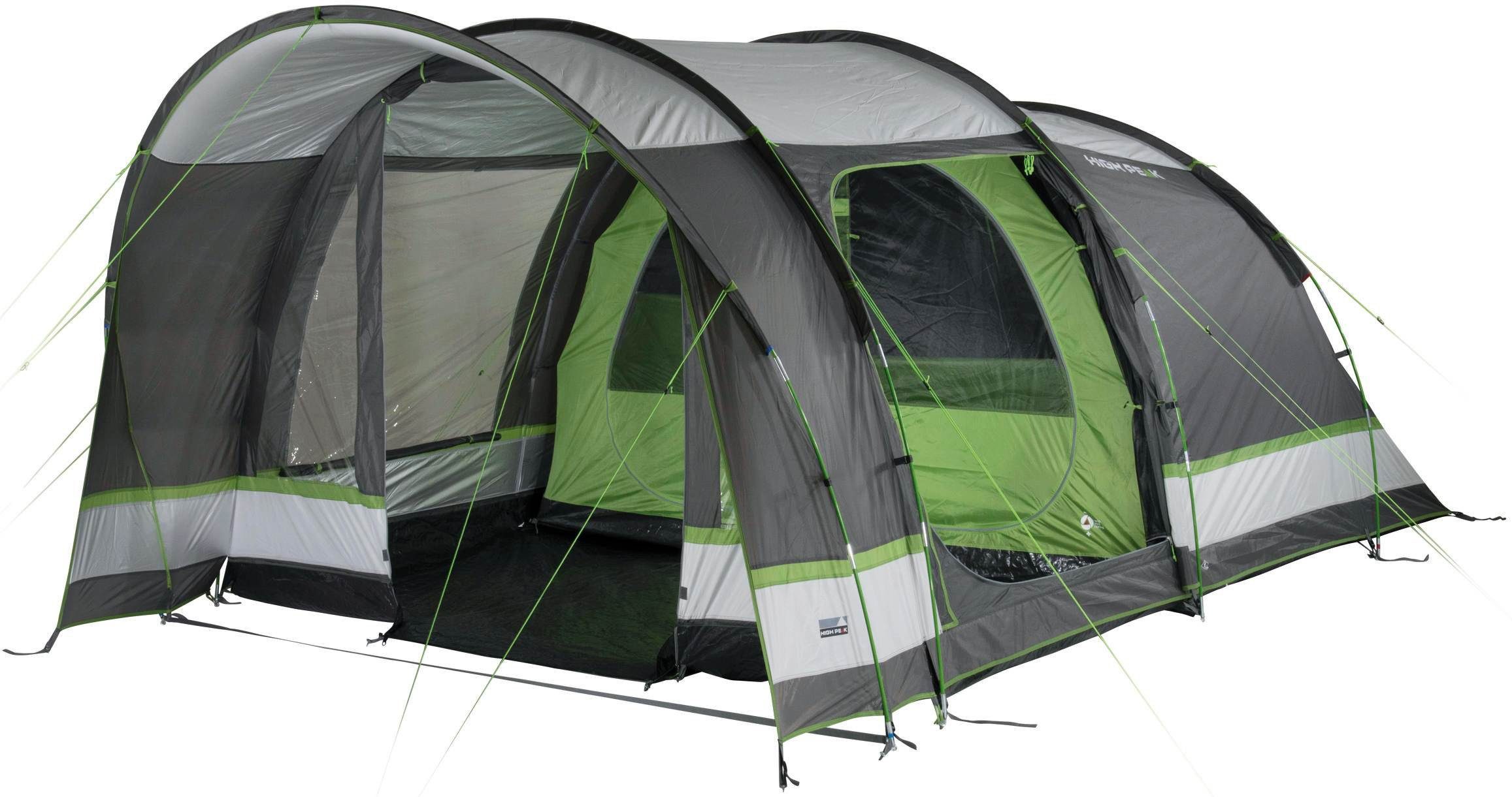 High Peak Tunneltent Brixen 5.0 tenten grijs