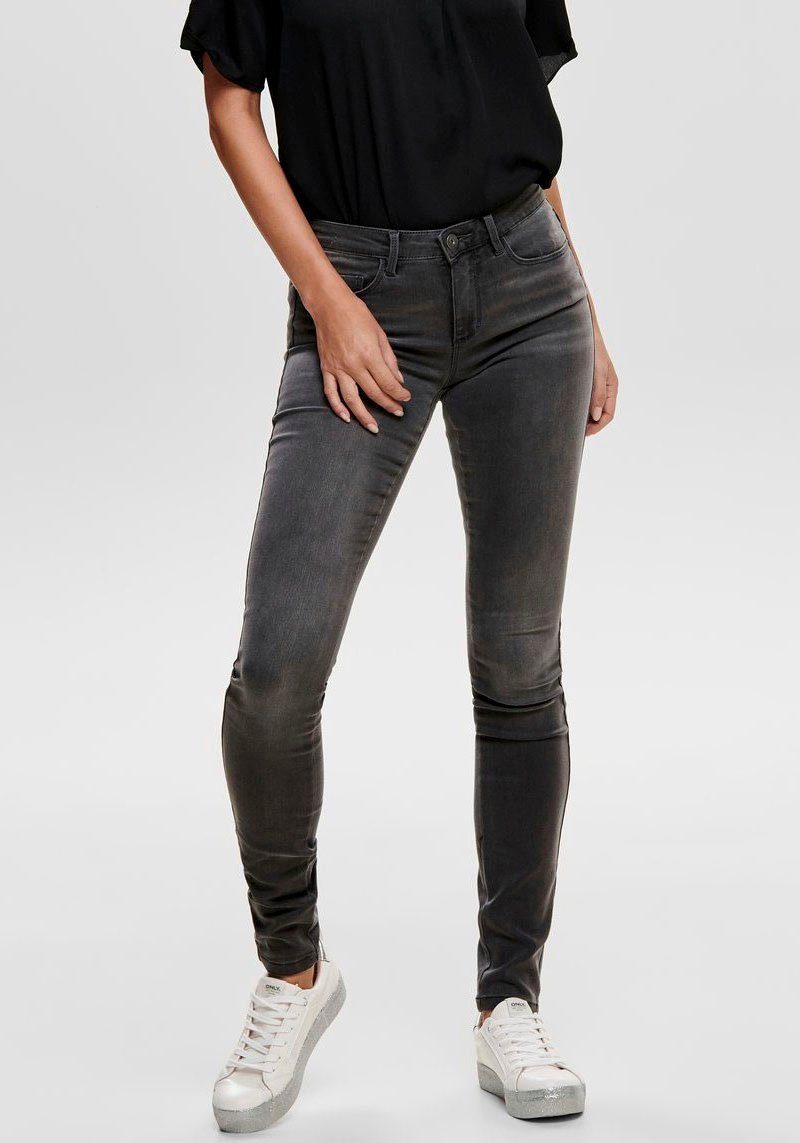Only Skinny fit jeans ONLROYAL LIFE REG SK DNM BJ312 NOOS dames skinny jeans maat XS (34) grijs