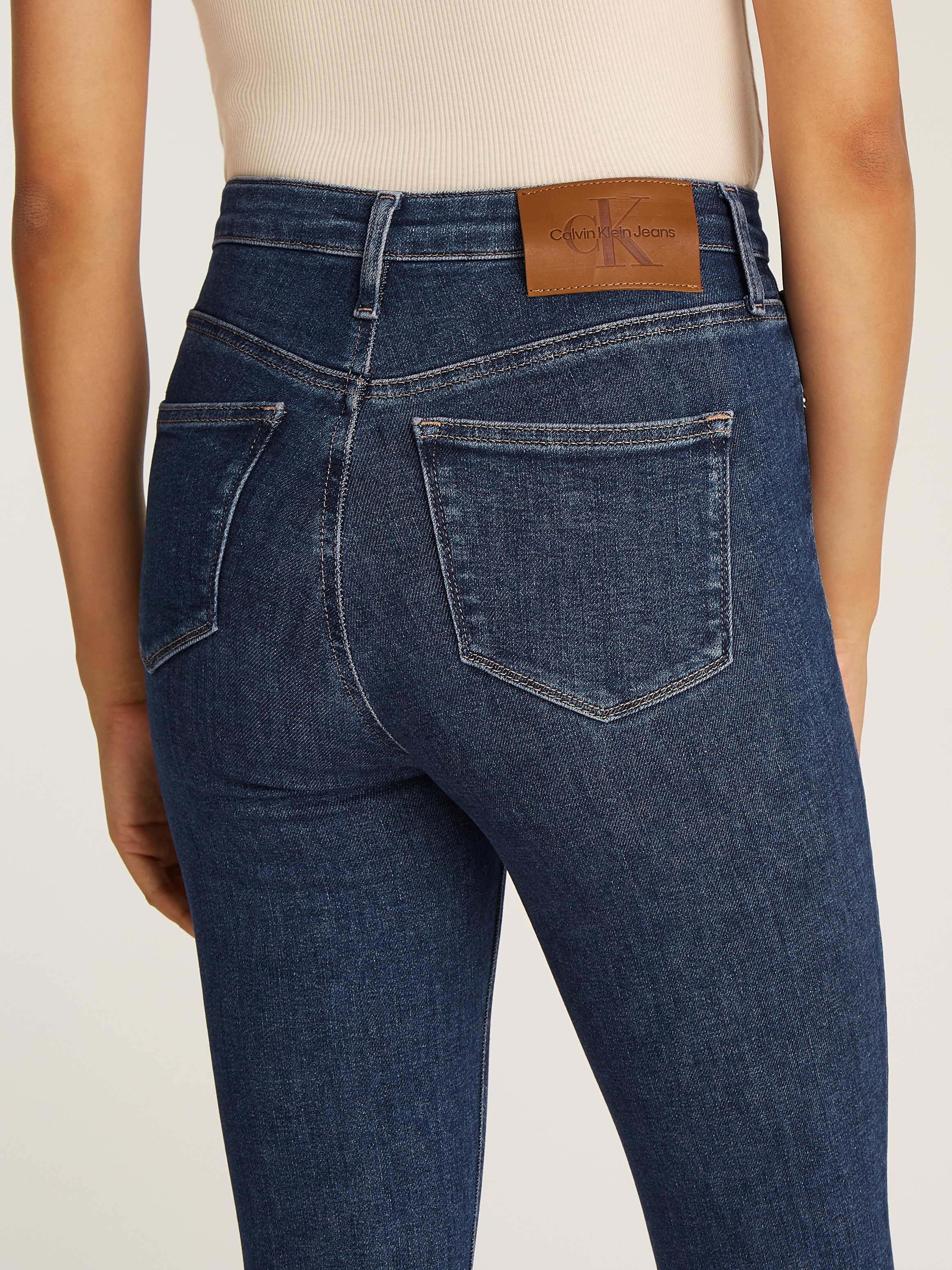 Calvin Klein Skinny fit jeans HIGH RISE SUPER SKINNY ANKLE