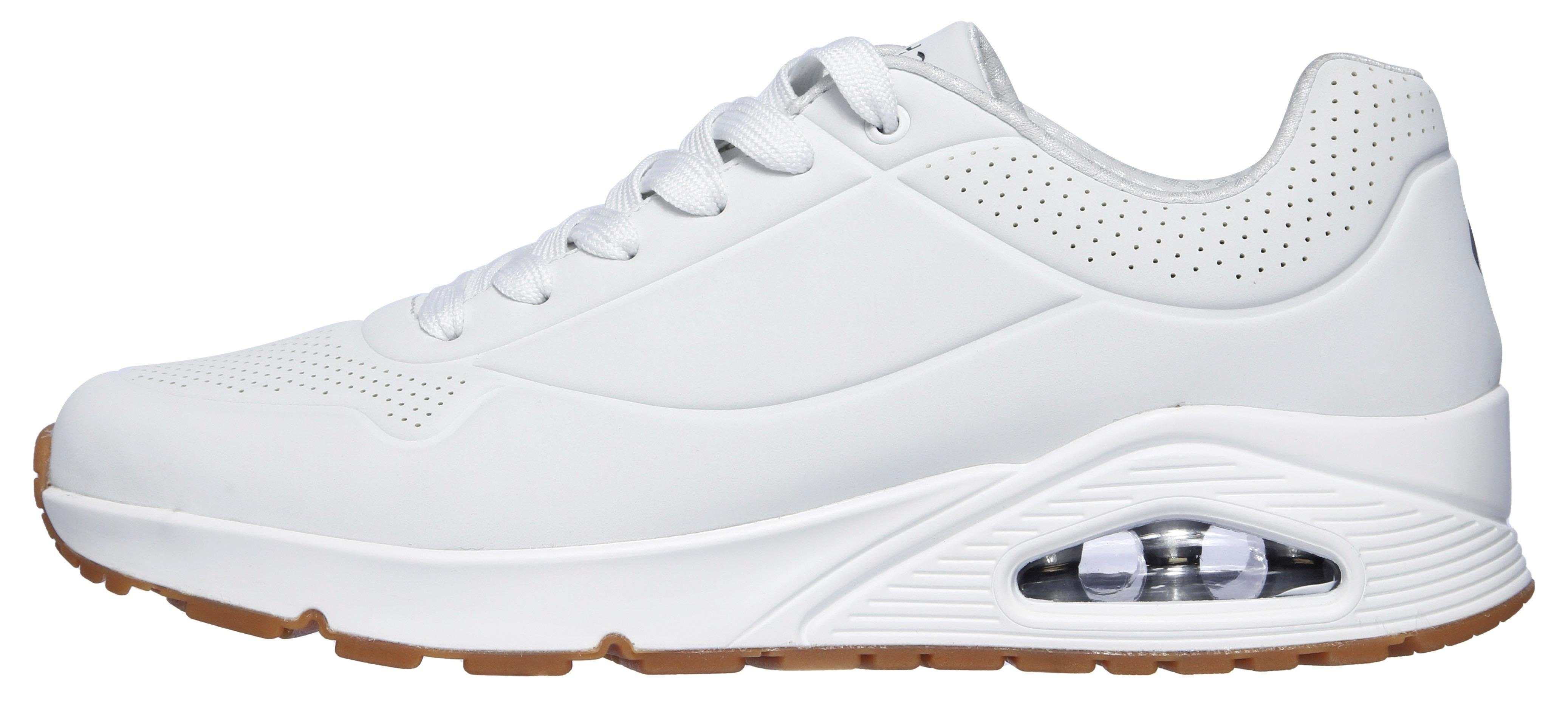 Skechers Sneakers Uno - Stand on Air Vrijetijdsschoen, lage schoen, veterschoen met air-cooled memory foam