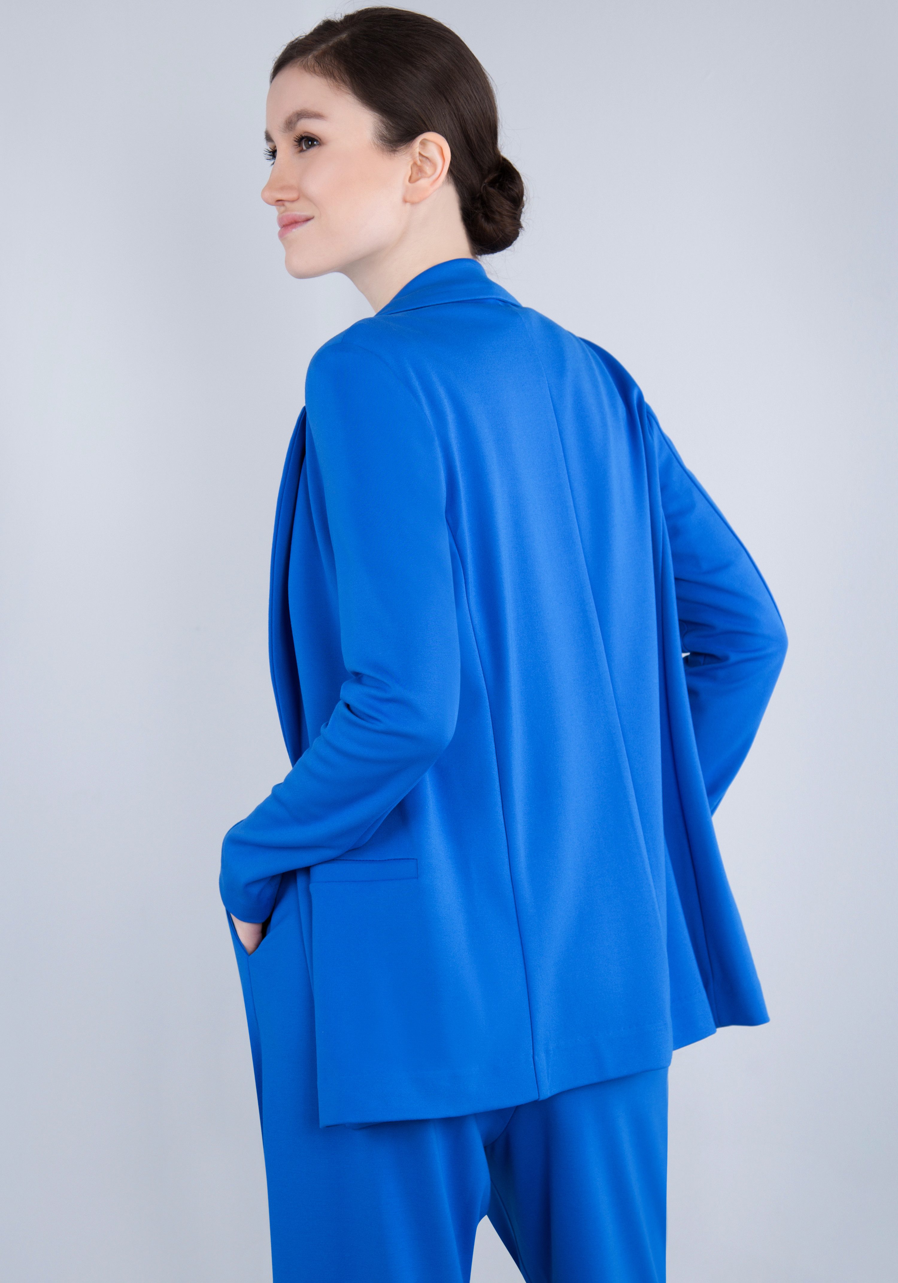 IMPERIAL Lange blazer met stretch