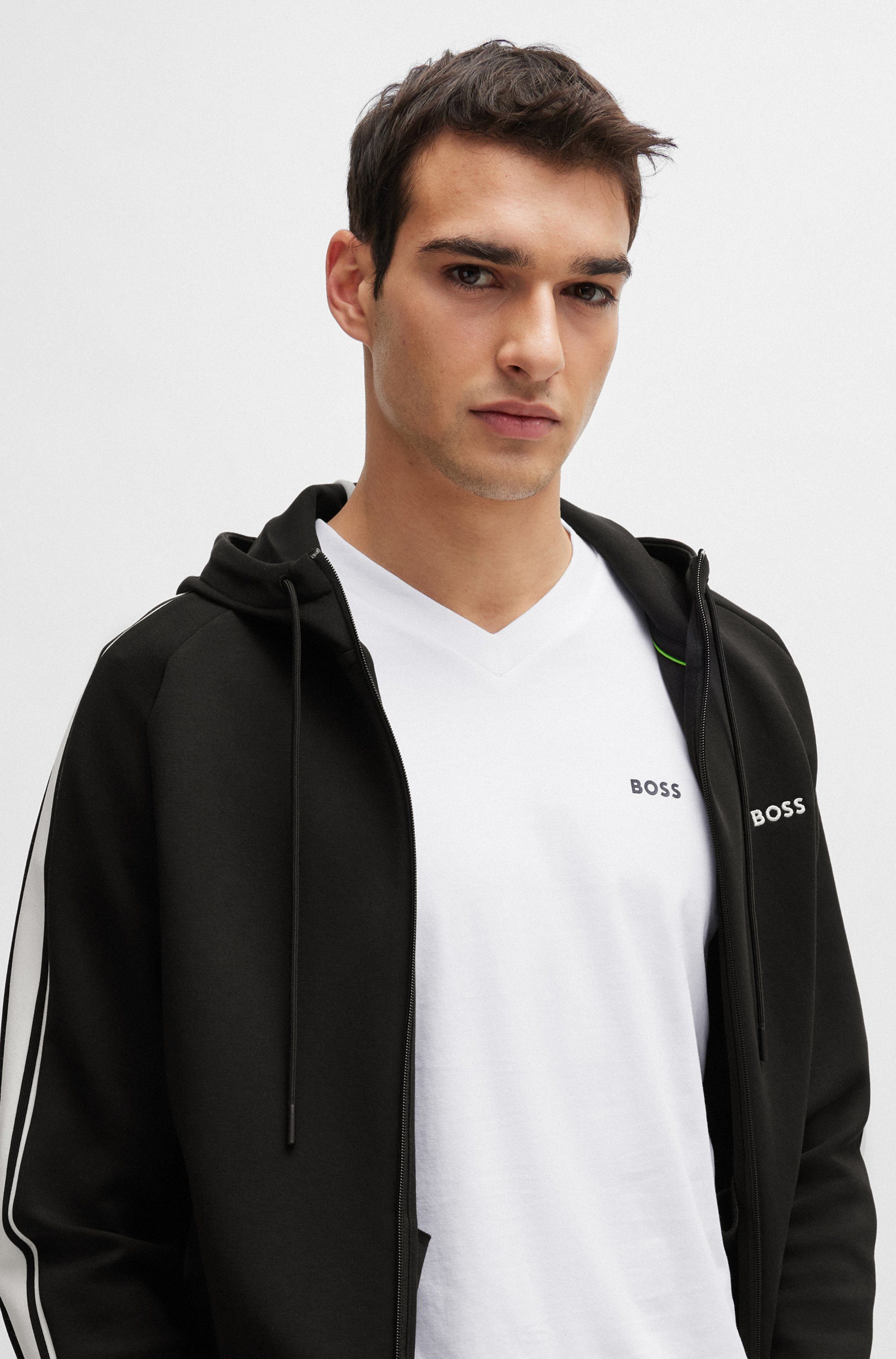 BOSS GREEN T-shirt Tee V met v-hals
