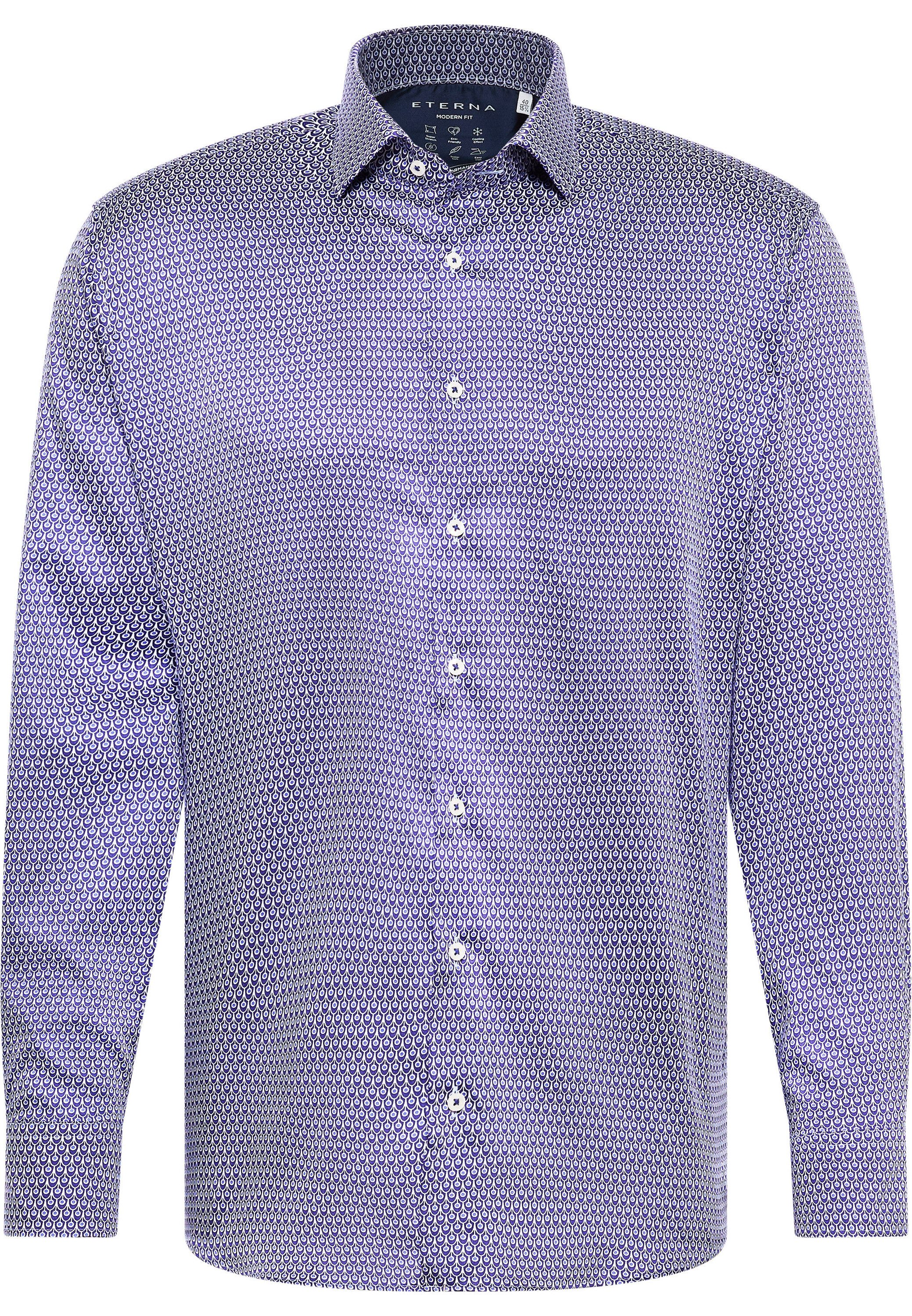 Eterna Overhemd met lange mouwen MODERN FIT EASY IRON (gemakkelijk te strijken)