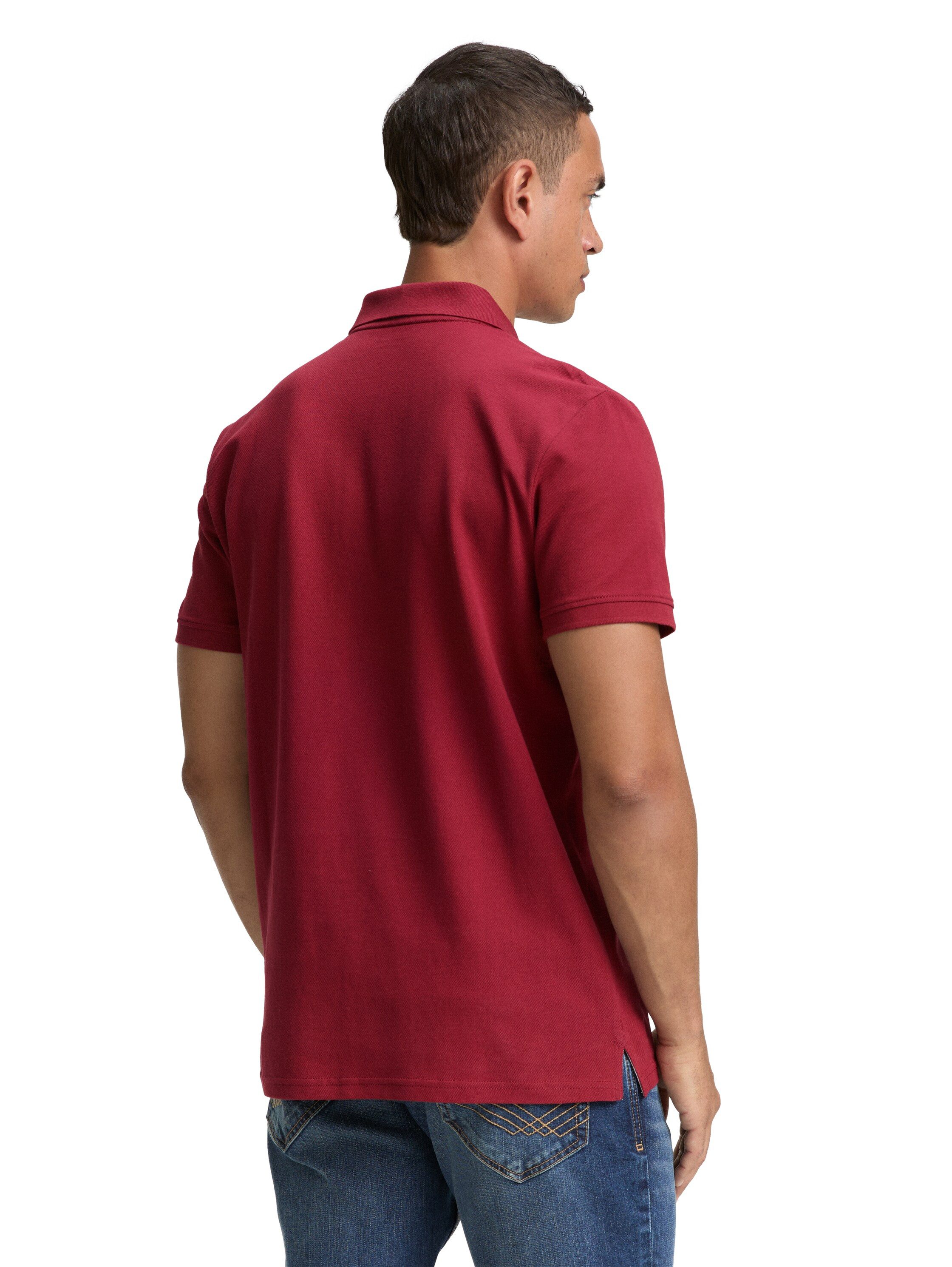Tom Tailor Poloshirt met contrasterende knoopsluiting