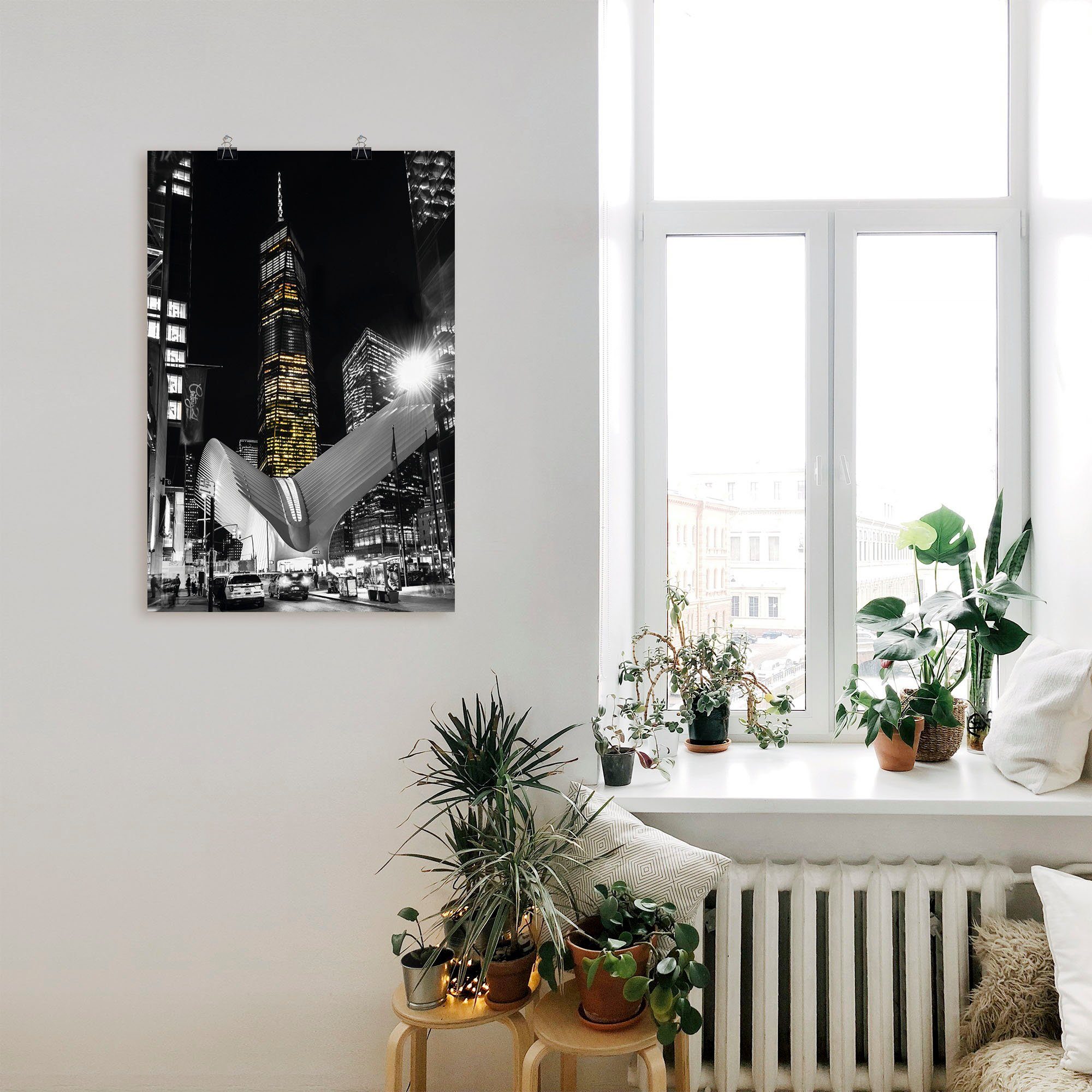 Artland Artprint World Trade Center II als artprint van aluminium, artprint op linnen, muursticker of poster in verschillende maten