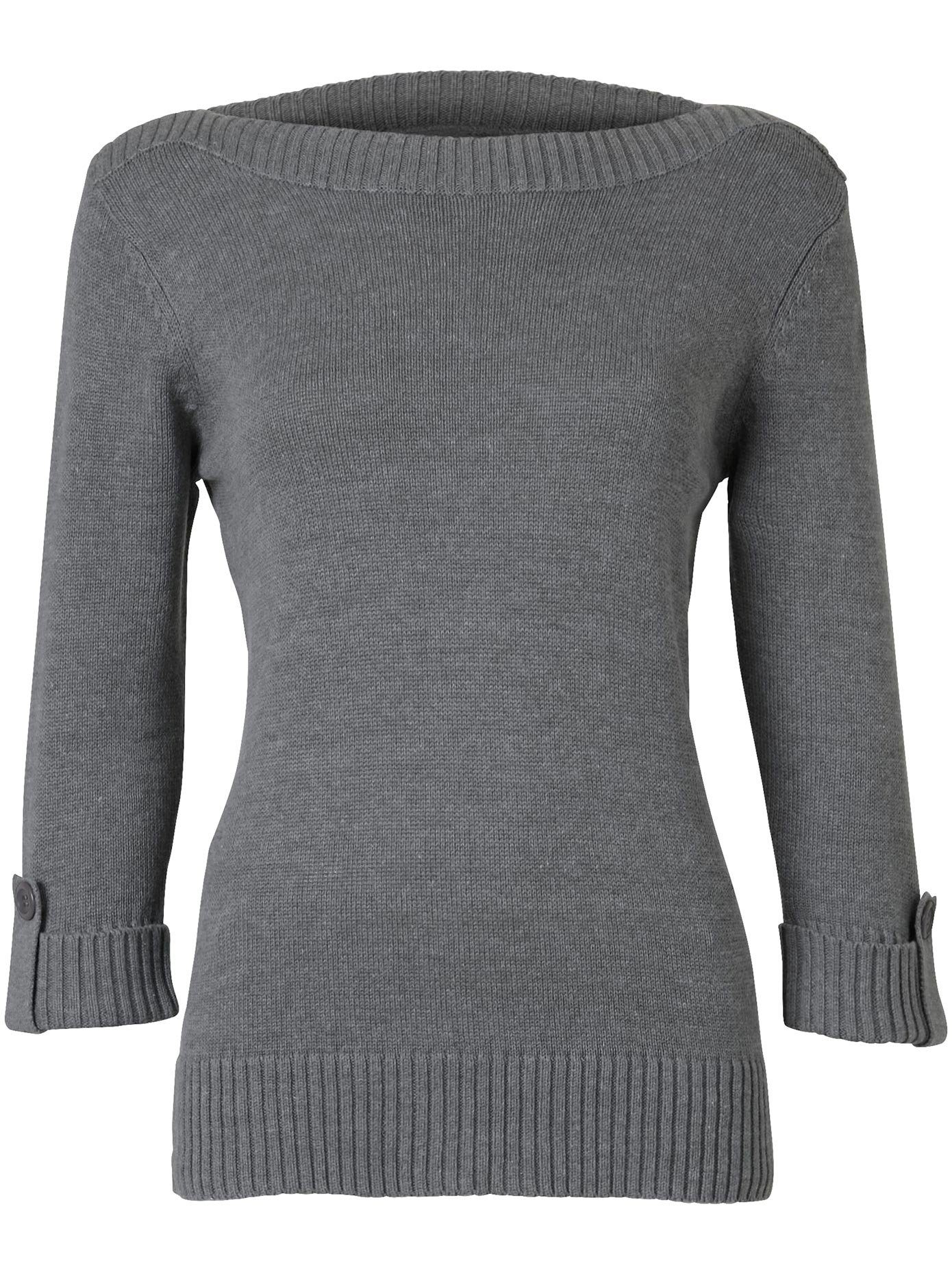 Casual Looks Trui met 3/4 mouwen Trui