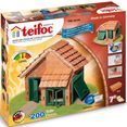 teifoc opbergdoos huis met dakpannen made in germany (200 stuks) bruin