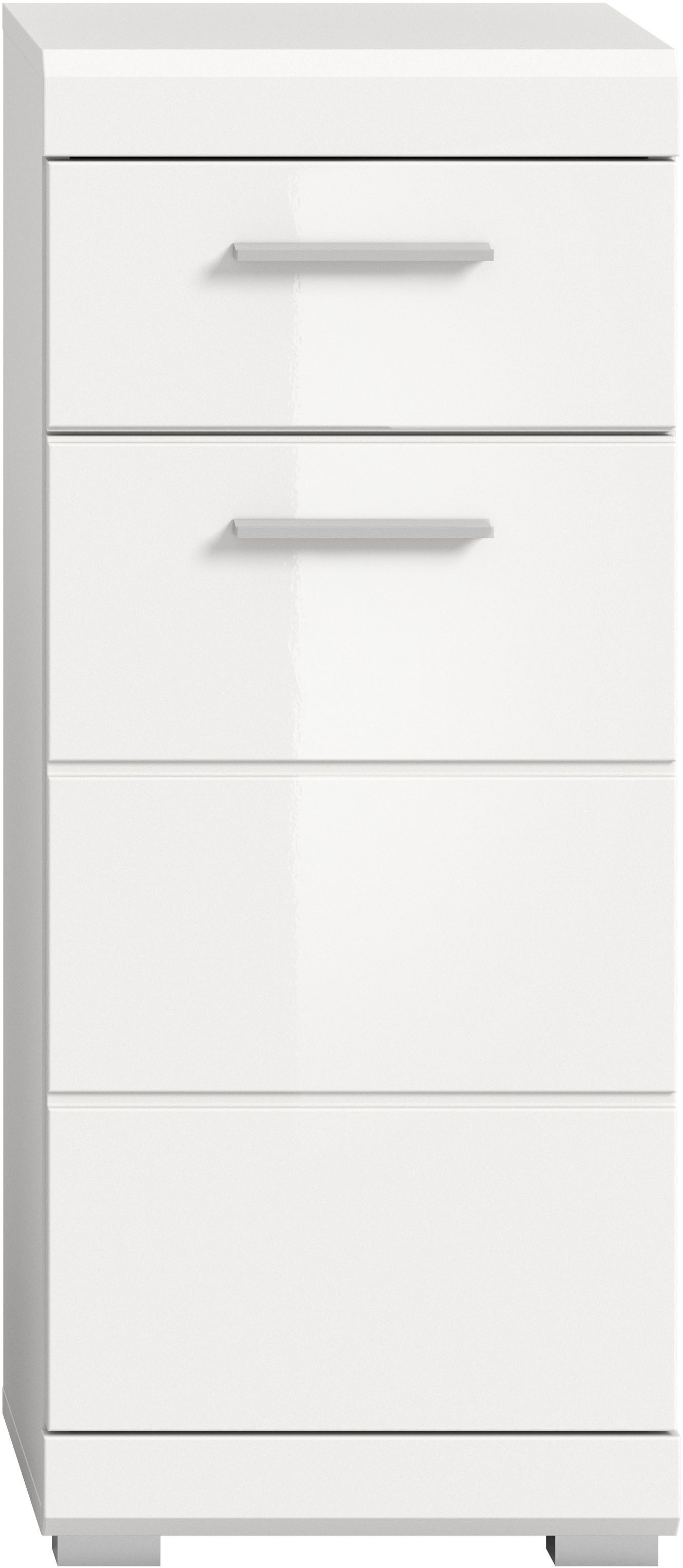 INOSIGN Onderkast Siena, breedte 37 cm, 1 deur, 1 lade, 2 vakken, MDF-front in verschillende kleuren verkrijgbaar, badkamermeubels, badkamerkast, commode, badkamer (1 stuk)