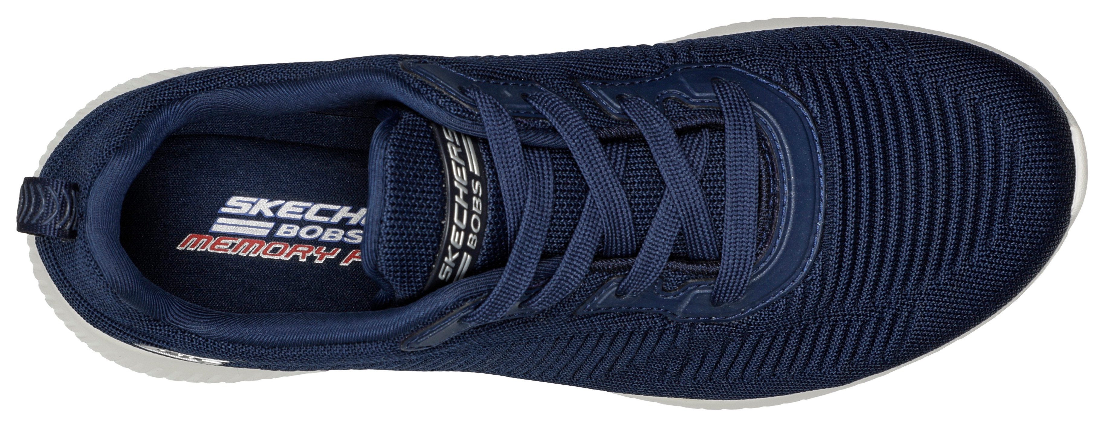 Skechers Sneakers BOBS SQUAD - TOUGH TALK Veterschoen, vrijetijdsschoen, trainingsschoen in brei-look