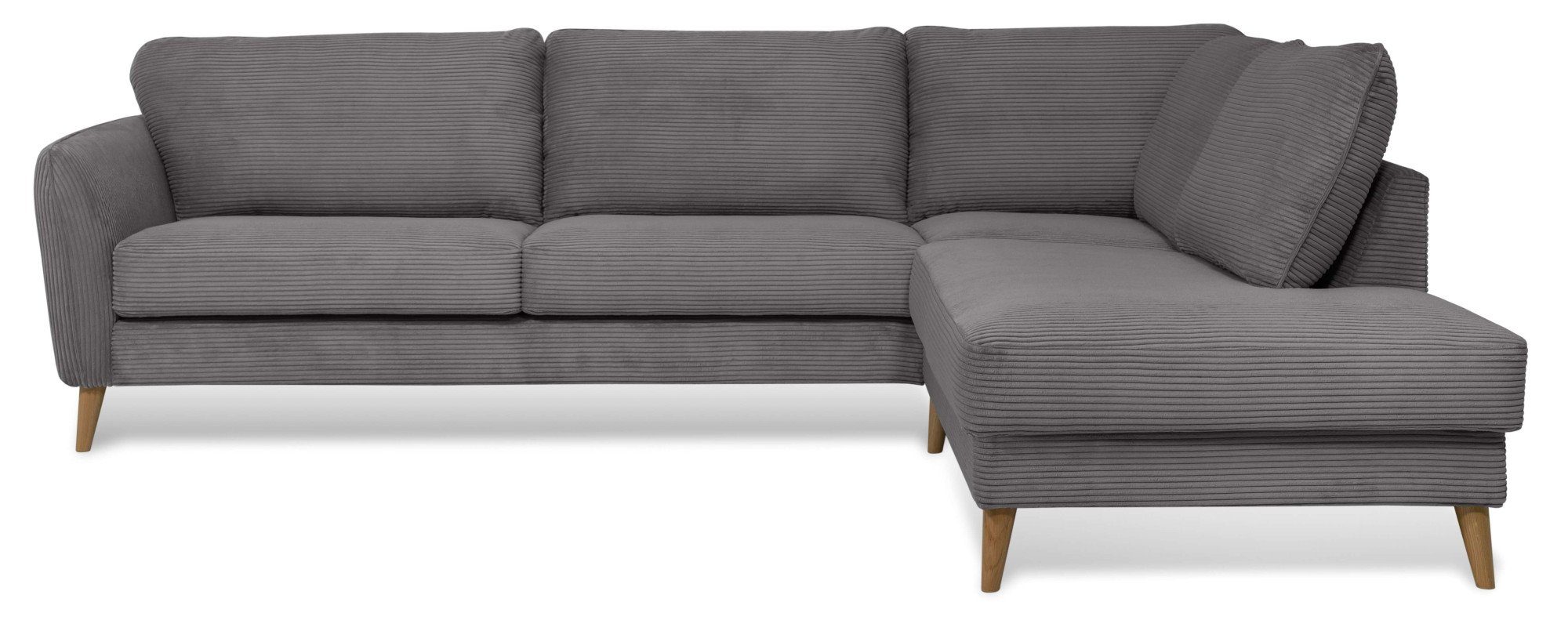 Home affaire Hoekbank MARSEILLE 278/202 cm, L-vorm, ottoman rechts/links, verschillende bekledingen