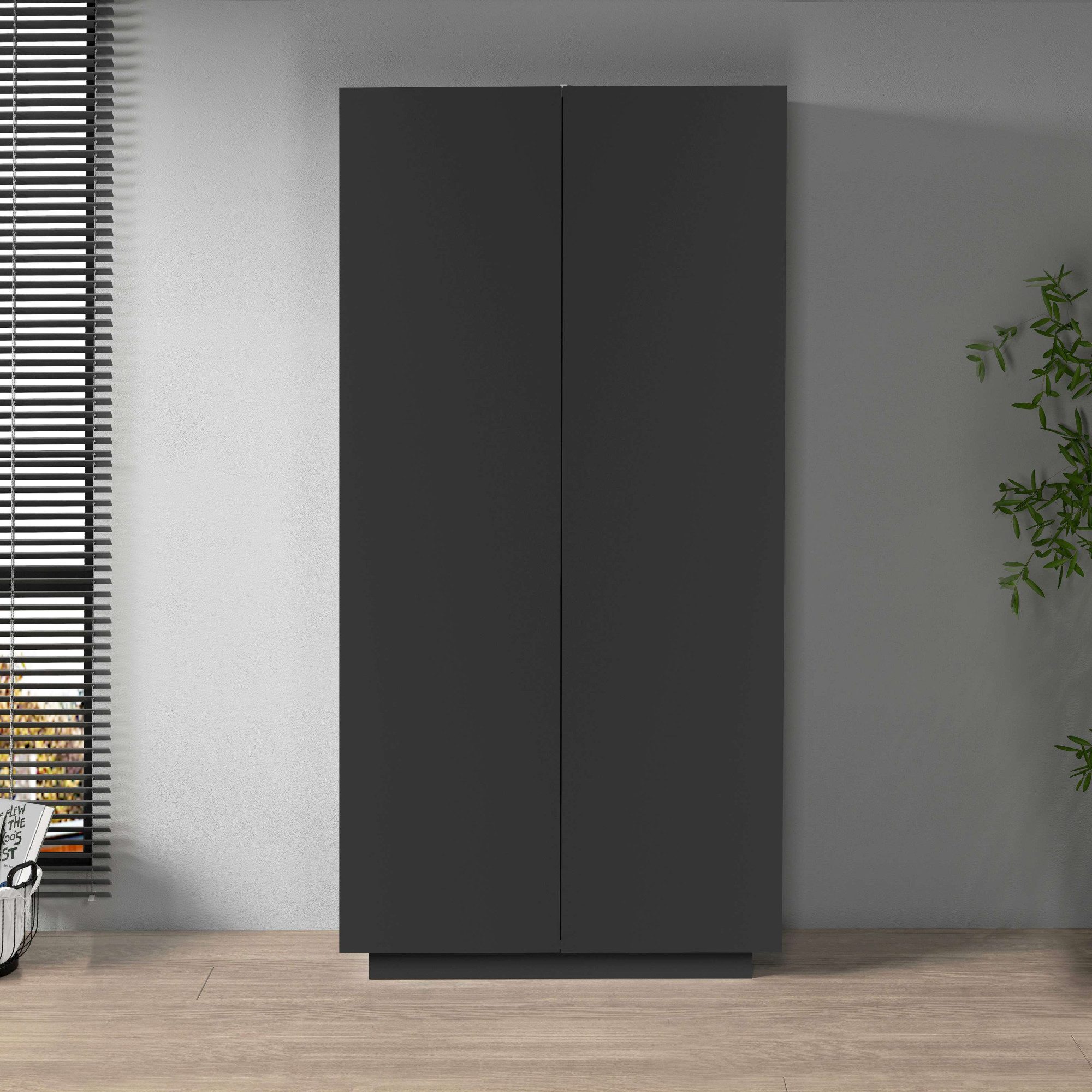 INOSIGN Archiefkast Essential, Multifunctionele kast, Bureaukast met 2 deuren & verstelbare legplanken, hoogte 86 of 166 cm, made in italy