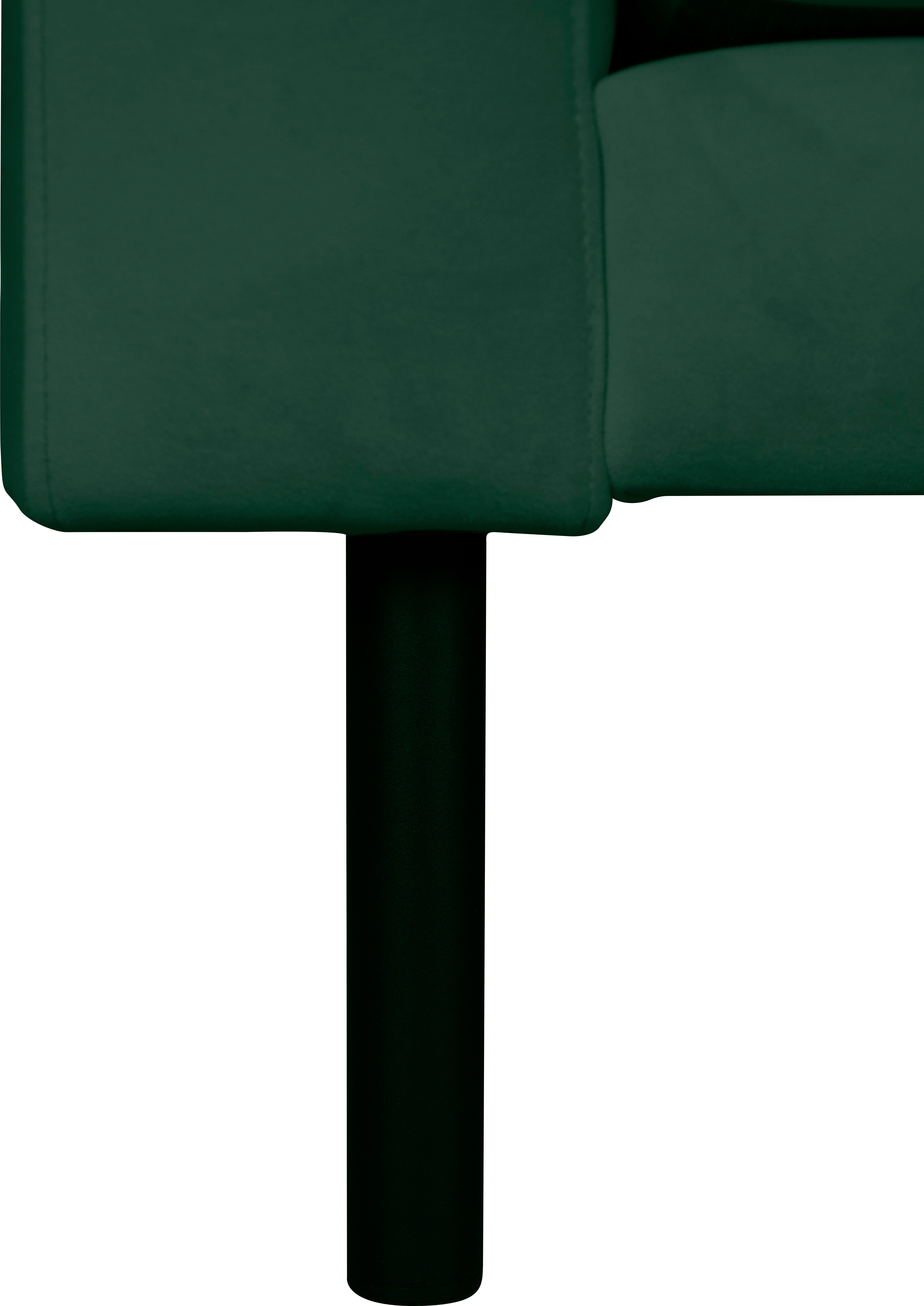 Guido Maria Kretschmer Home&Living 3-zitsbank Lillibeth designbank met golfondersteuning, afmetingen B/D/H: 218/74/83 cm Sierkussen als tweezijdig te gebruiken kussen, bekleding fluwelige look of cord