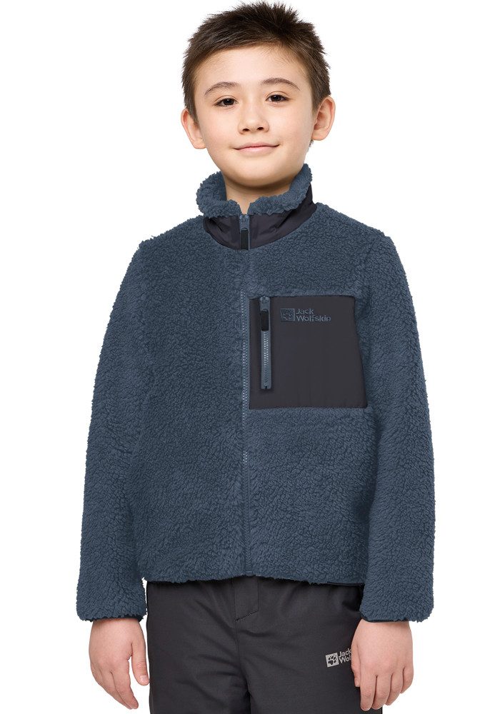 Jack Wolfskin Fleecejack WINTERSTEIN FZ M uit polartec 200, gedeeltelijk gerecycled