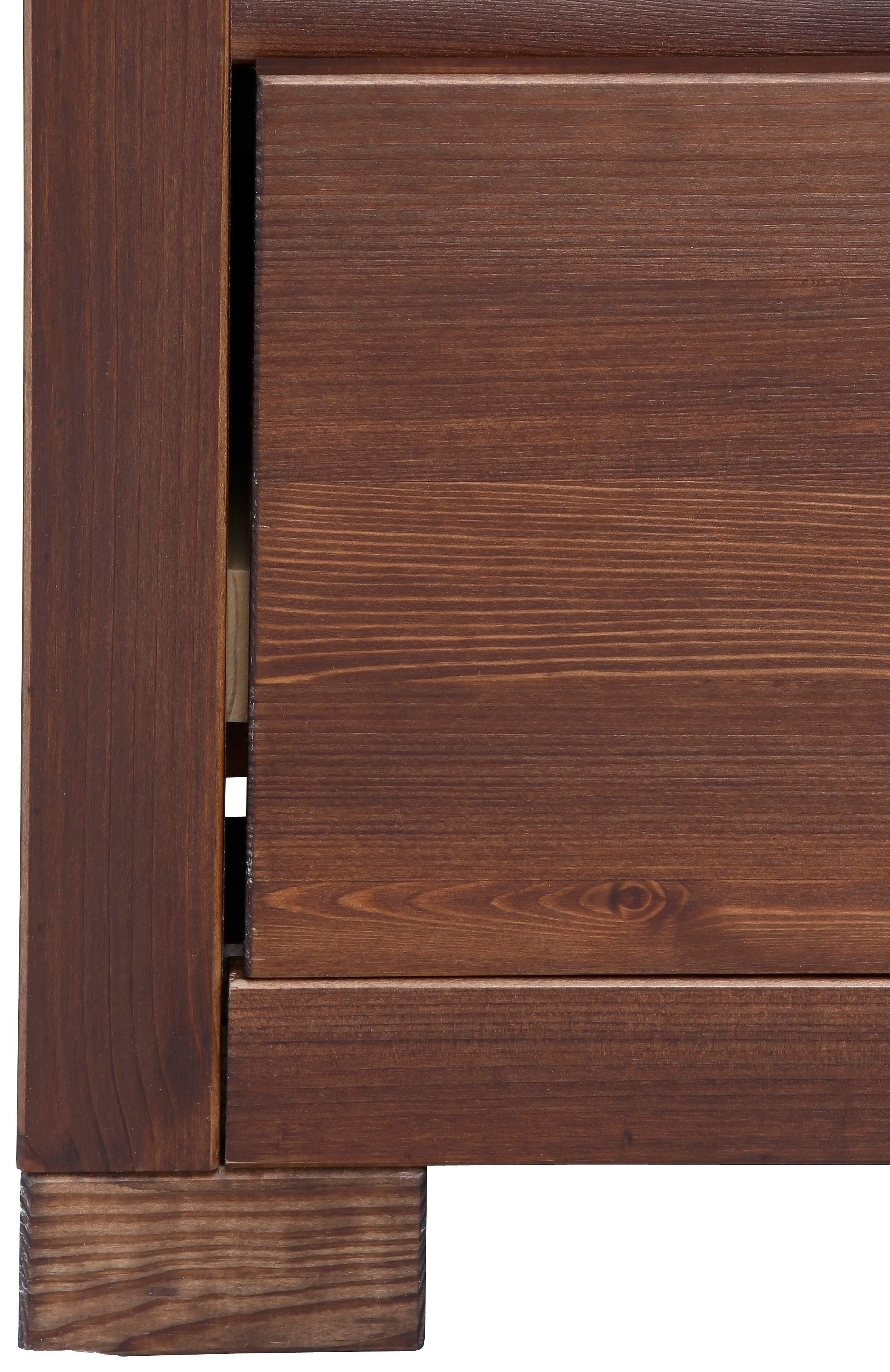 Home affaire Tv-meubel Gotland Breedte 147 cm, met lades en open vakken, massief hout, FSC®