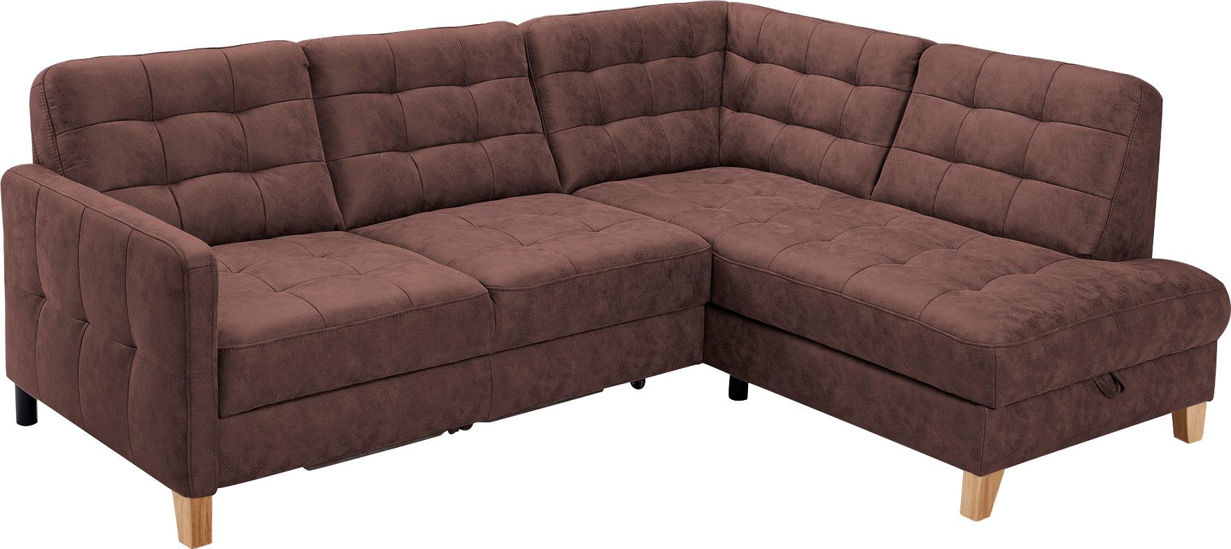 exxpo - sofa fashion Hoekbank Elio, compact en comfortabel, handig, tijdloos design, L-vorm