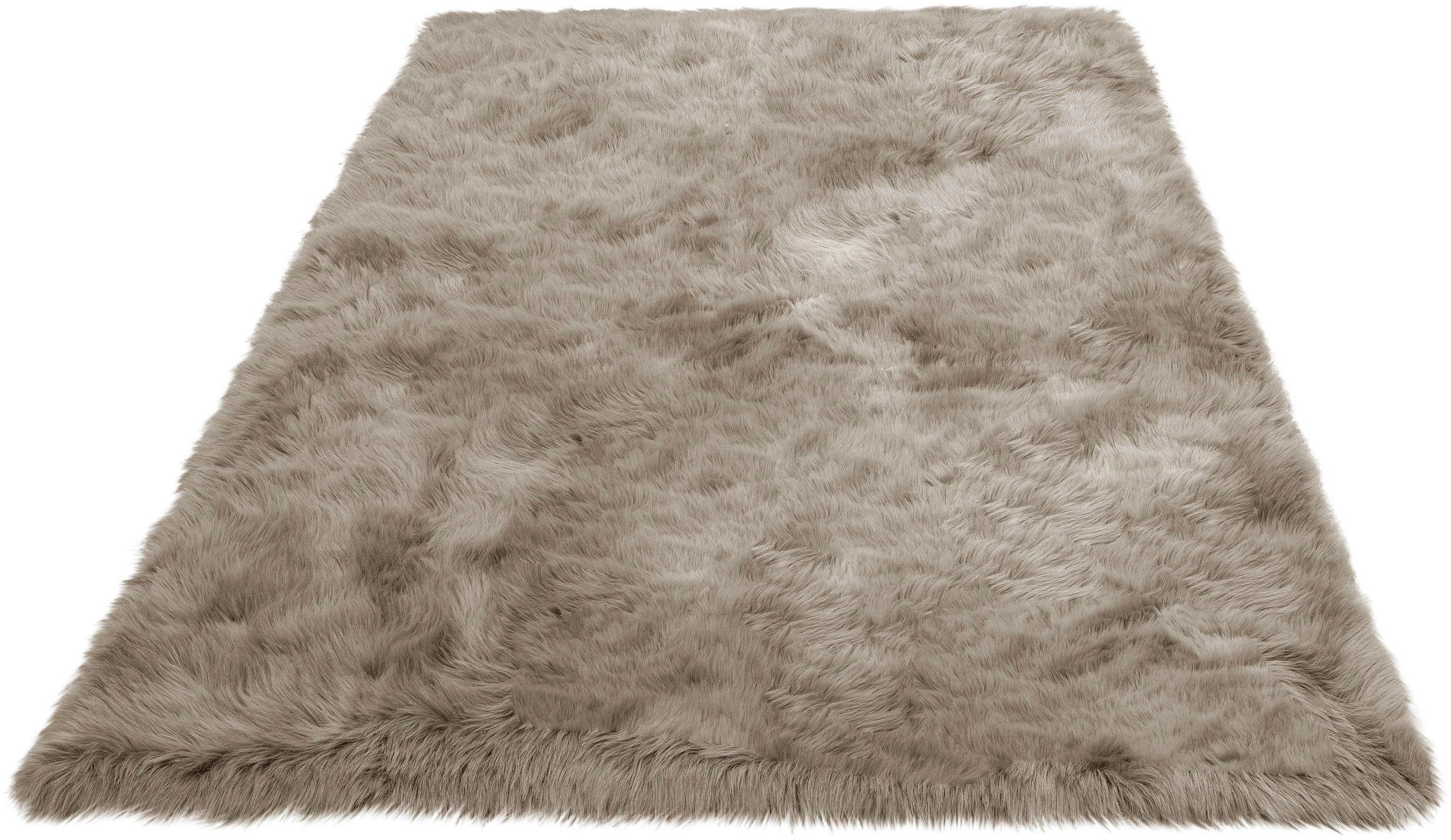 Guido Maria Kretschmer Home&Living Vachtvloerkleed Triana Imitatiebont, unikleur, vloerkleden voor woonkamer, slaapkamer, eetkamer