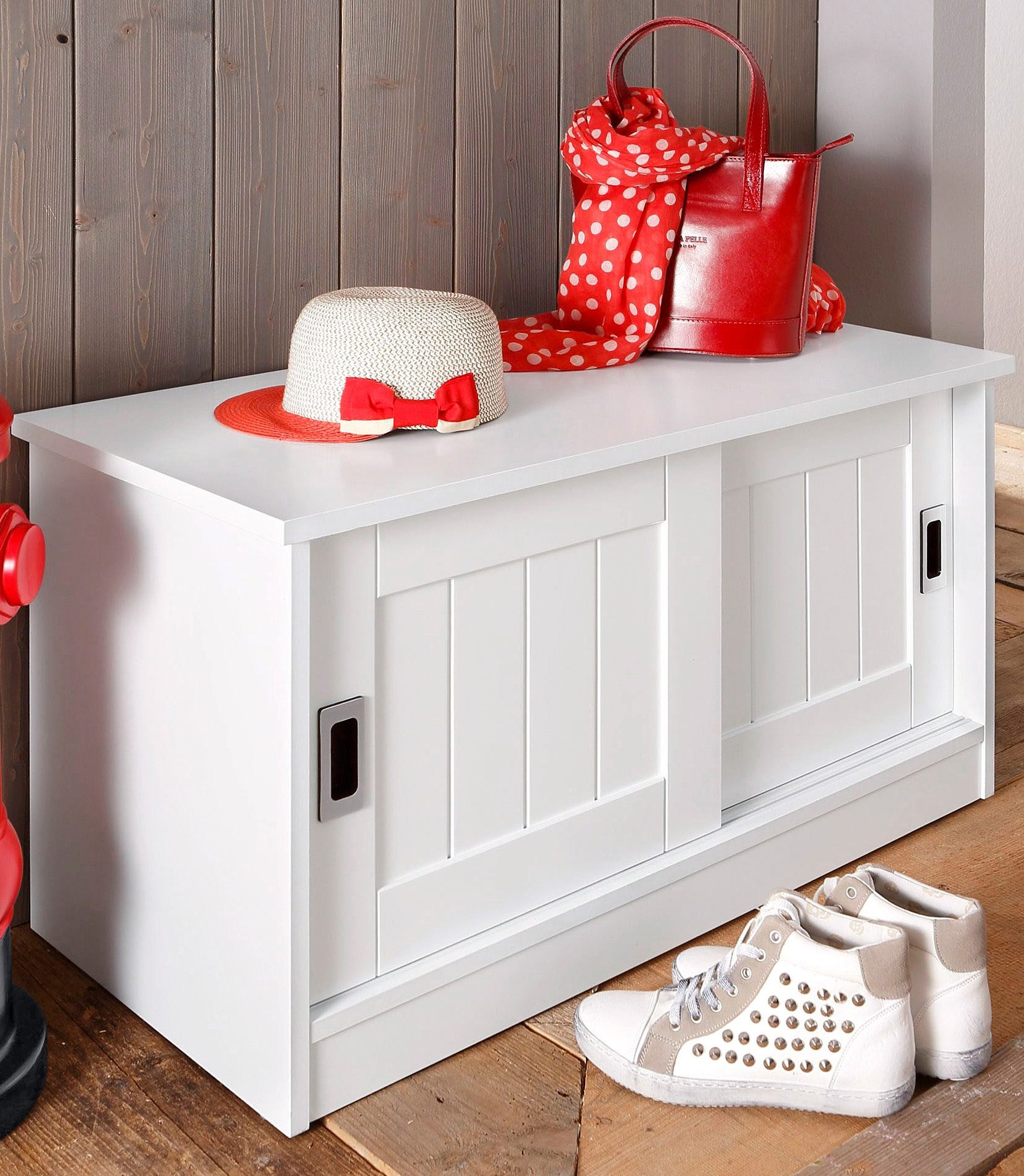 Home affaire Zitbank Nekso Breedte 83 cm, van mdf of massief hout, FSC®-gecertificeerd