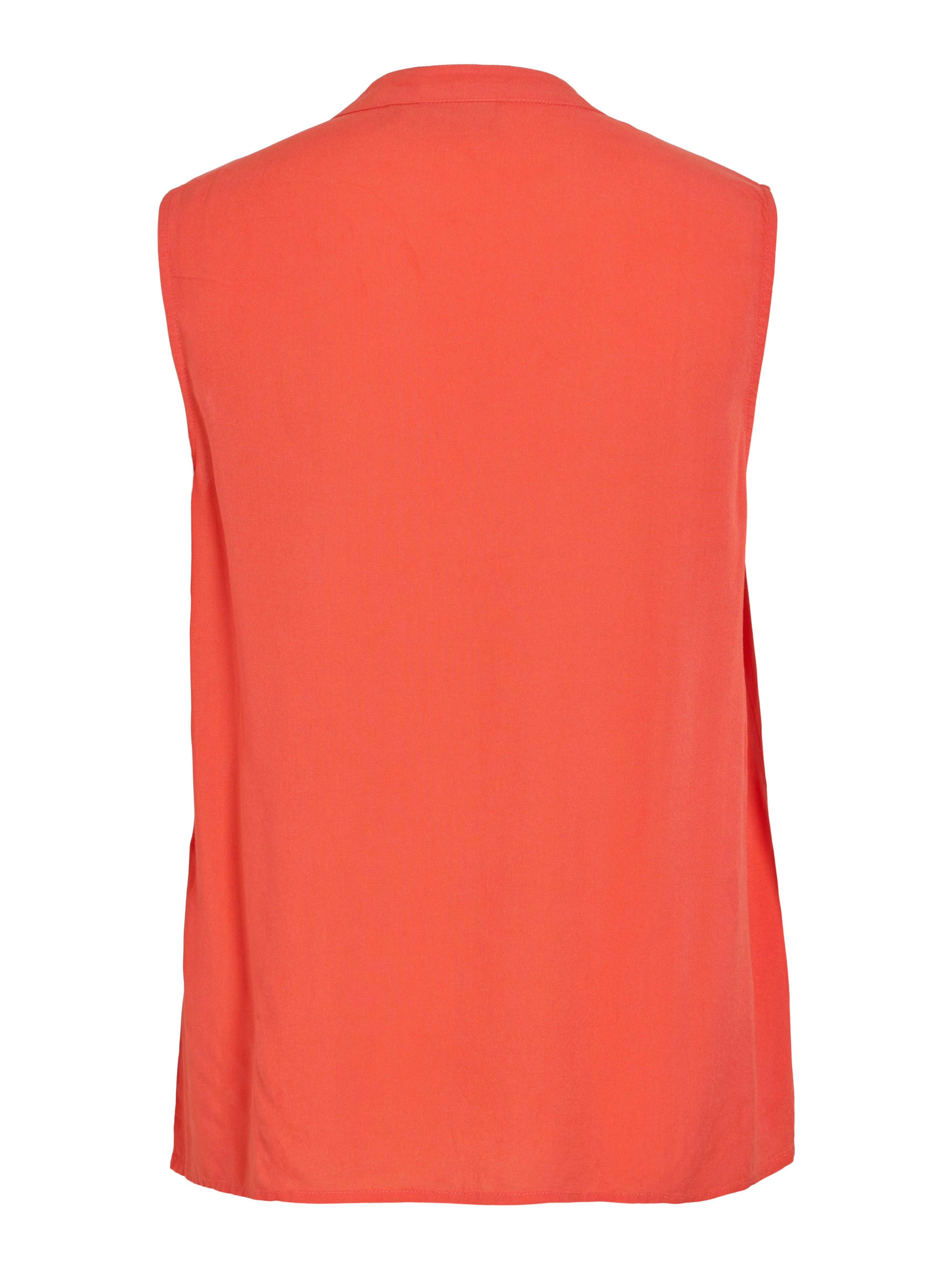 Vila Top VIROSA V-NECK S/L TOP - NOOS