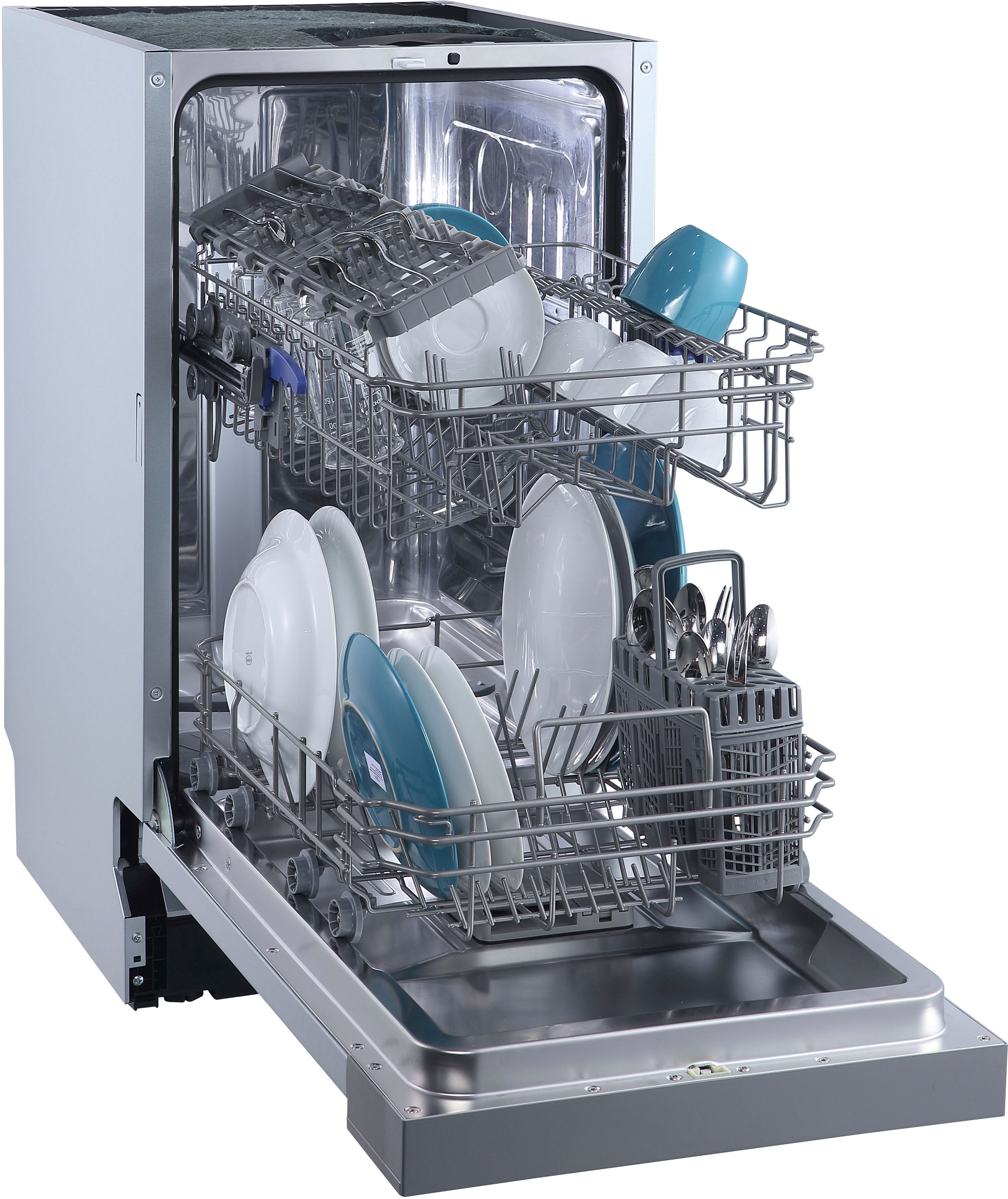 Hanseatic Semi-geïntegreerde vaatwasser HGTI4582C10J7710DS, 81,5 cm x 44,8 cm