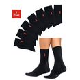 h.i.s basic sokken in aangename katoenkwaliteit (7 paar) zwart