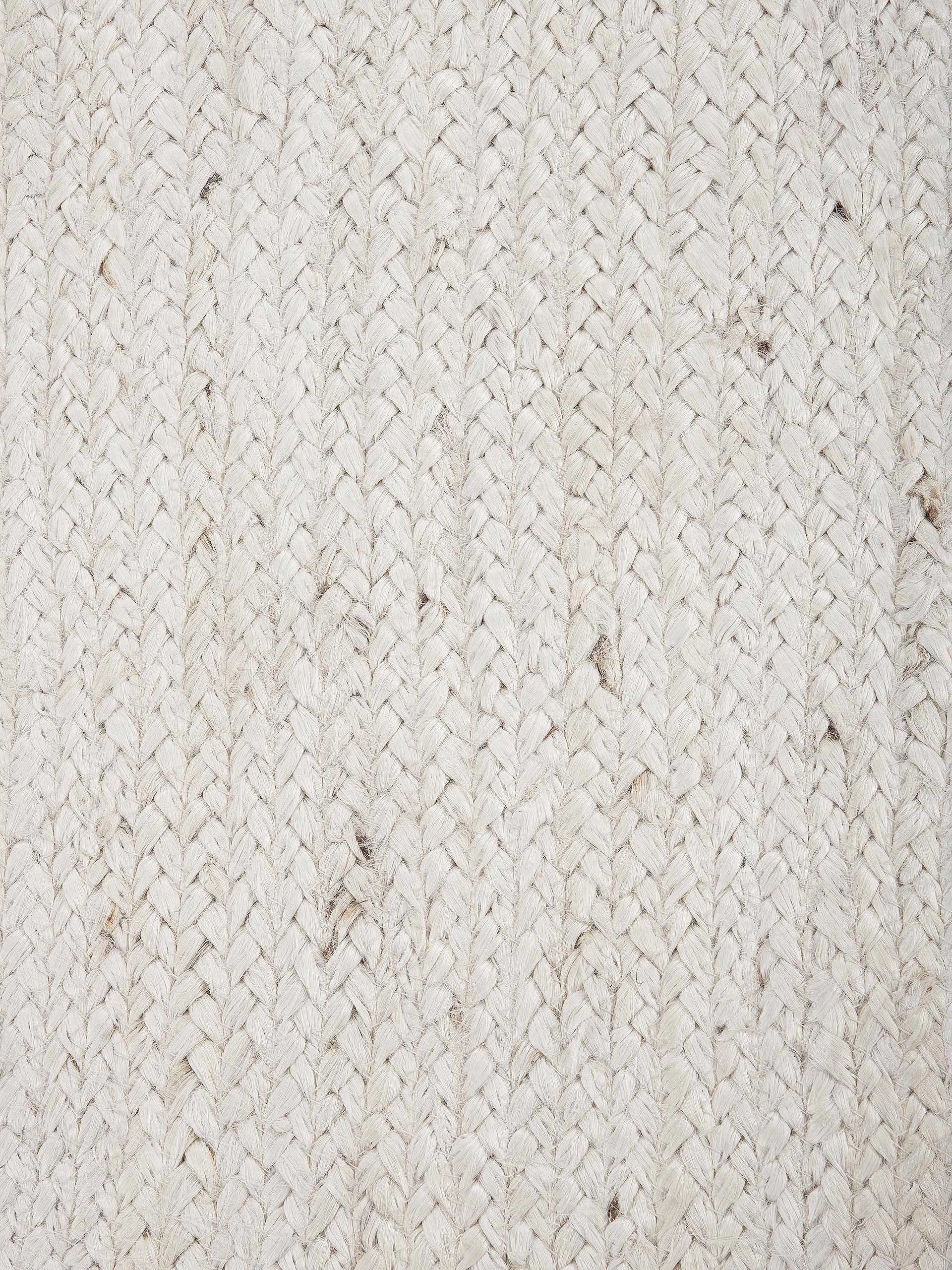 carpetfine Vloerkleed Nele jute-vloerkleed natuurmateriaal gevlochten tweezijdig te gebruiken kleed van 100% jute, in rond en ovaal, vele maten